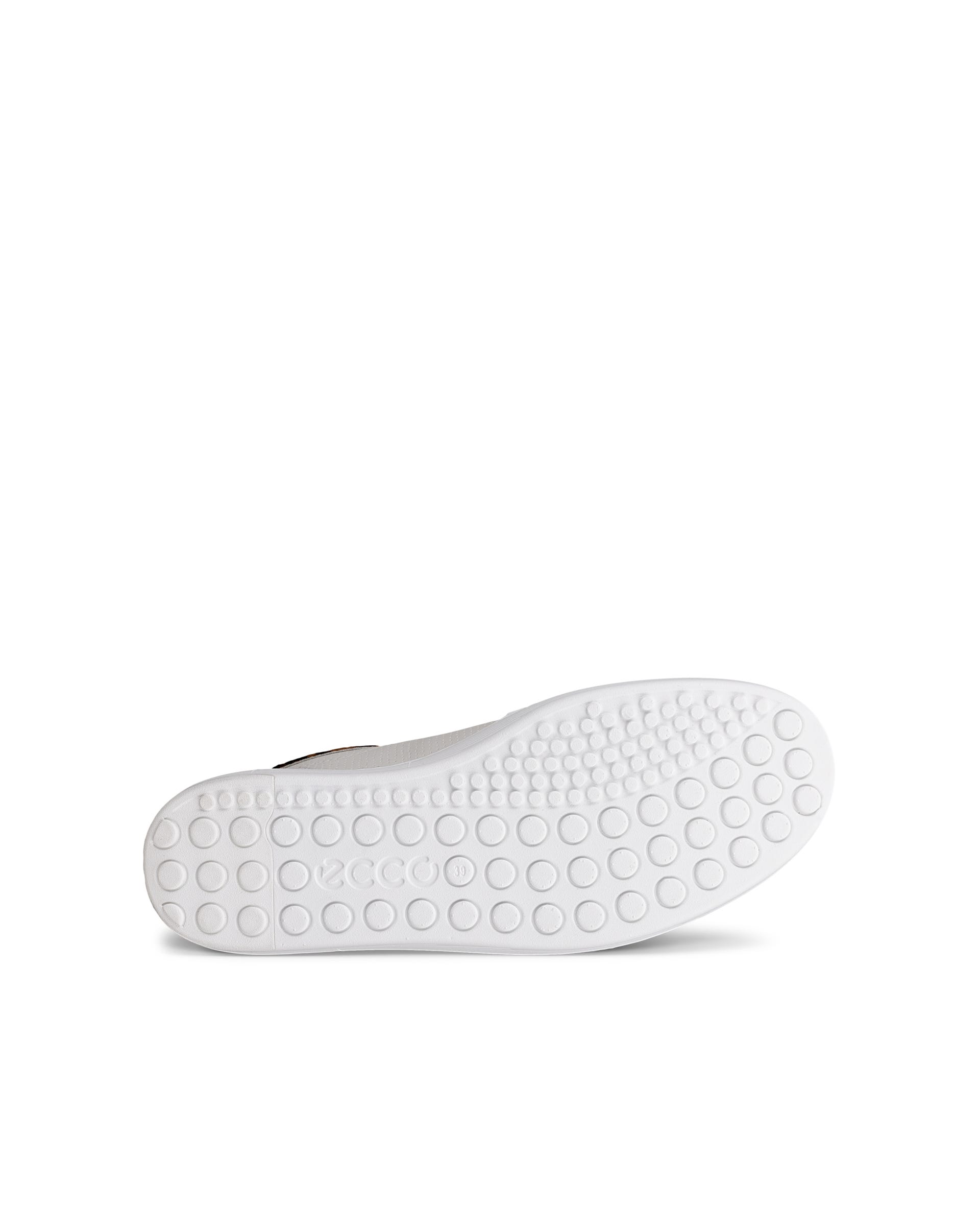Damskie skórzane sneakersy ECCO® SOFT 60 - Biały - Sole