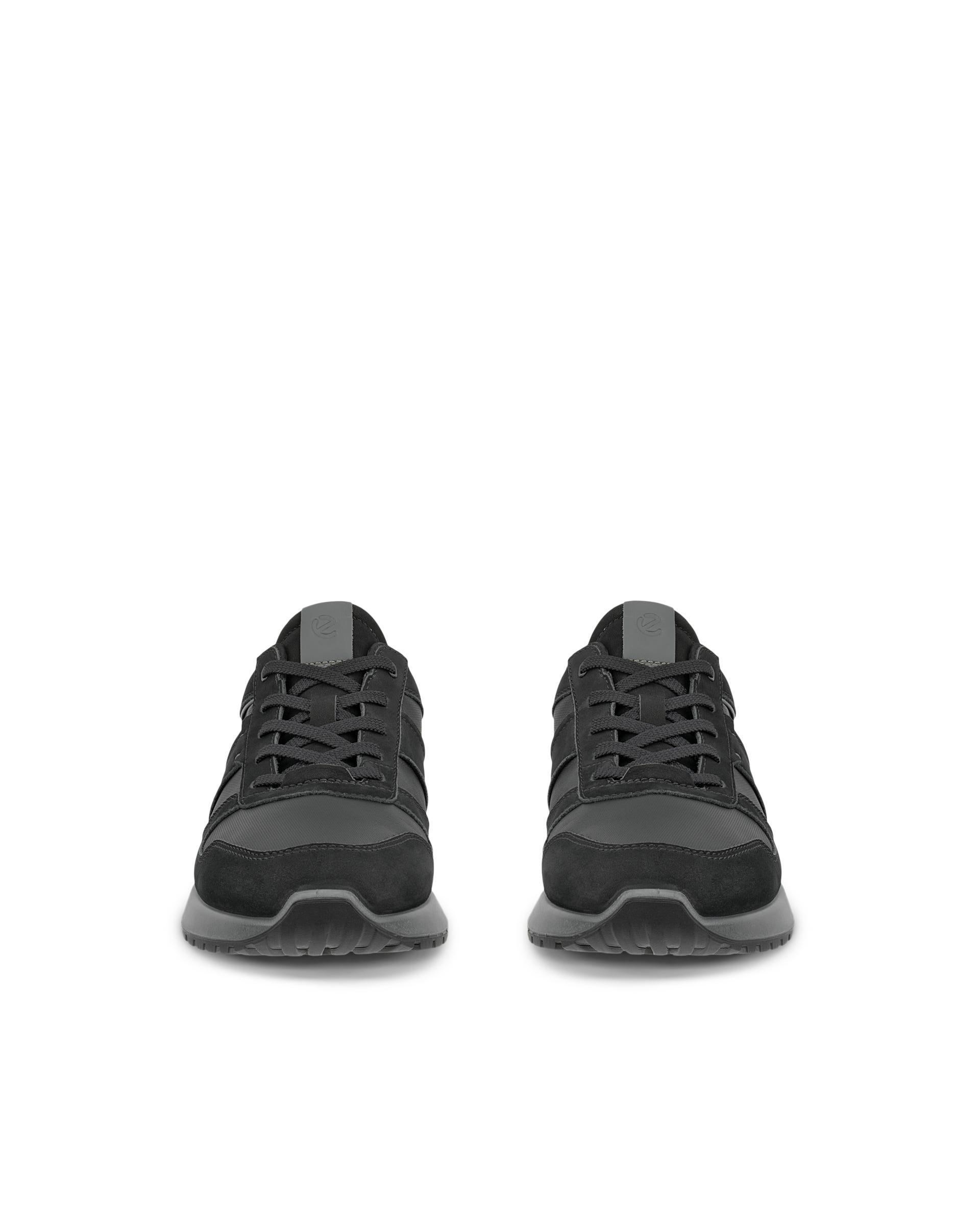 Men's ECCO® ASTIR NEO Leather Sneaker - Black - Outside