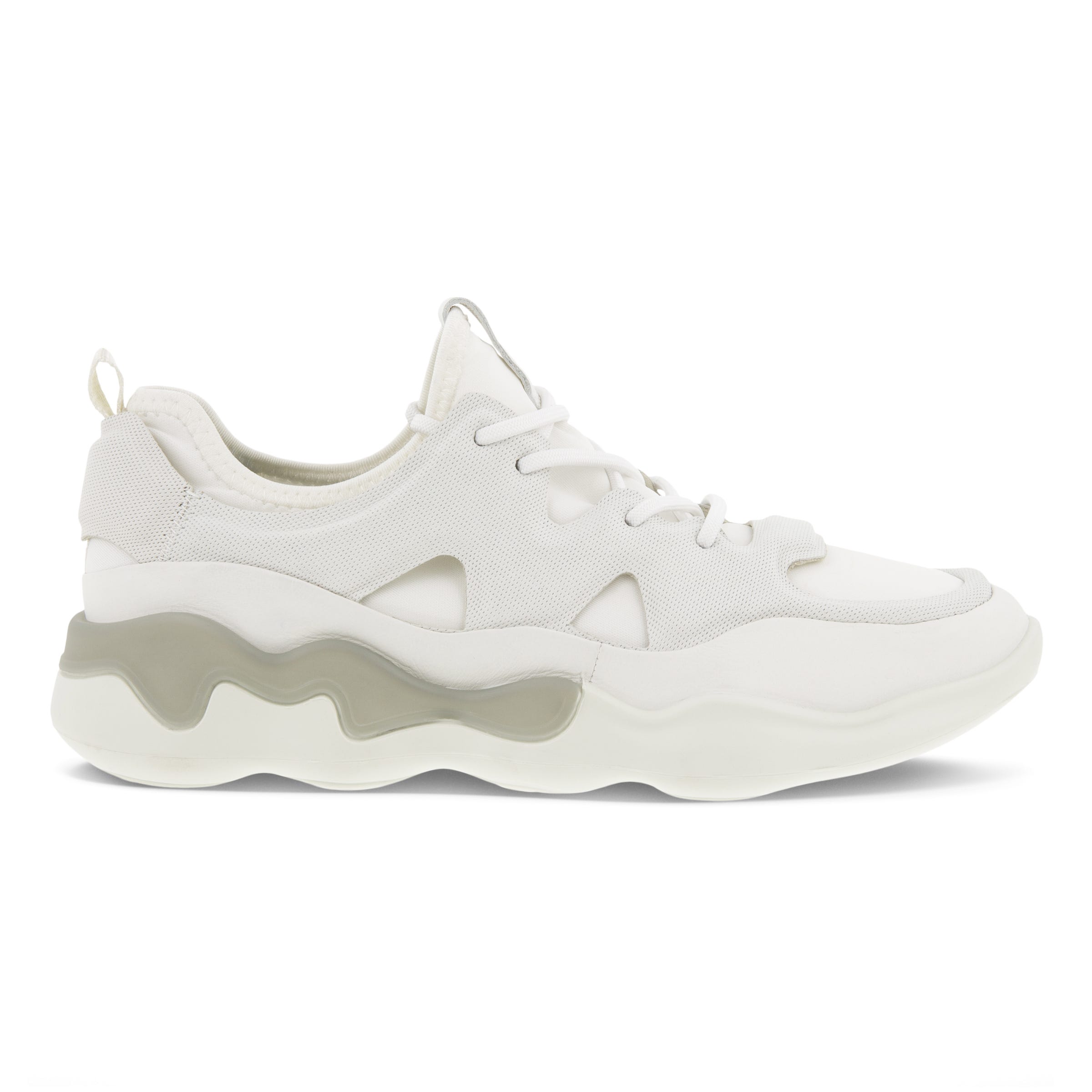 ECCO Elo Low ウィメンズ レザースニーカー - ホワイト - Outside