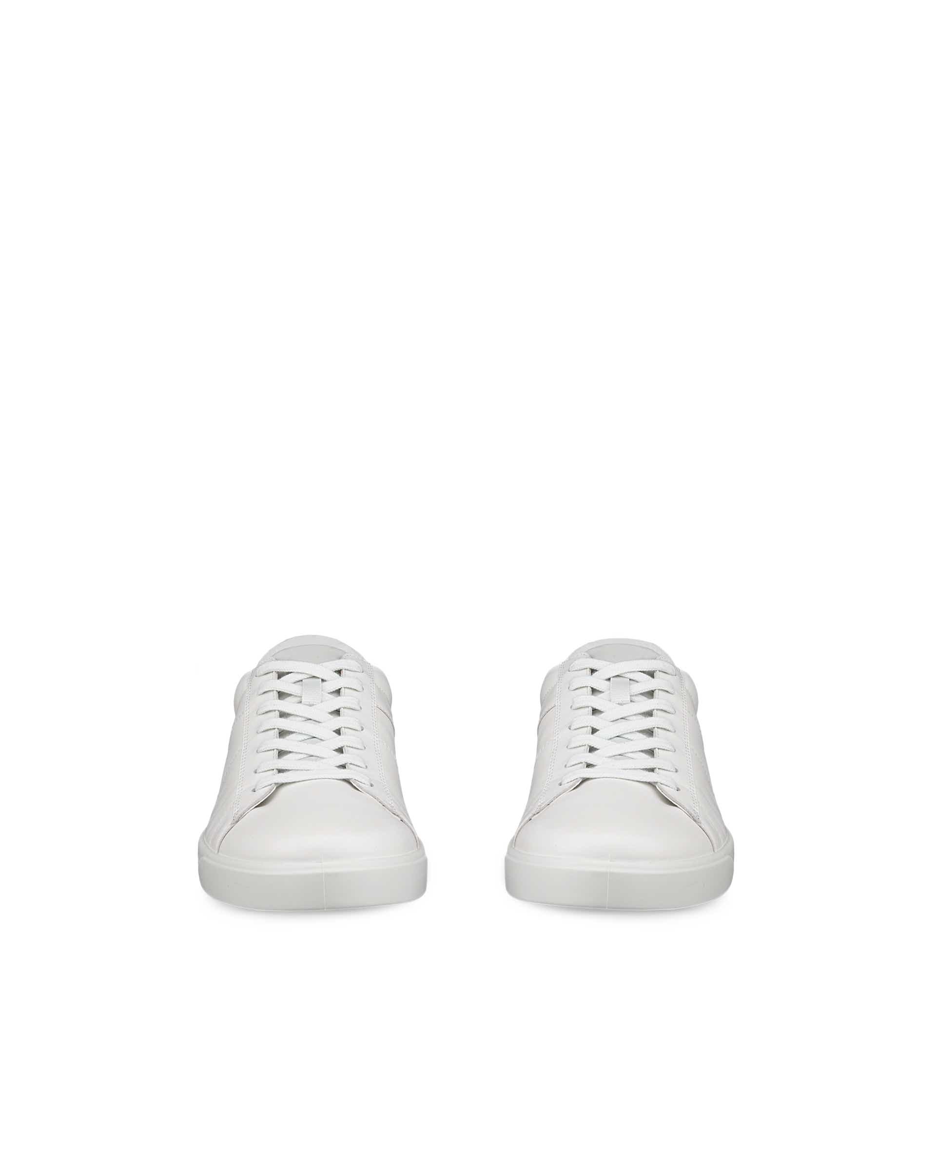 ECCO® Street Lite Herren Ledersneaker - Weiß - Front pair