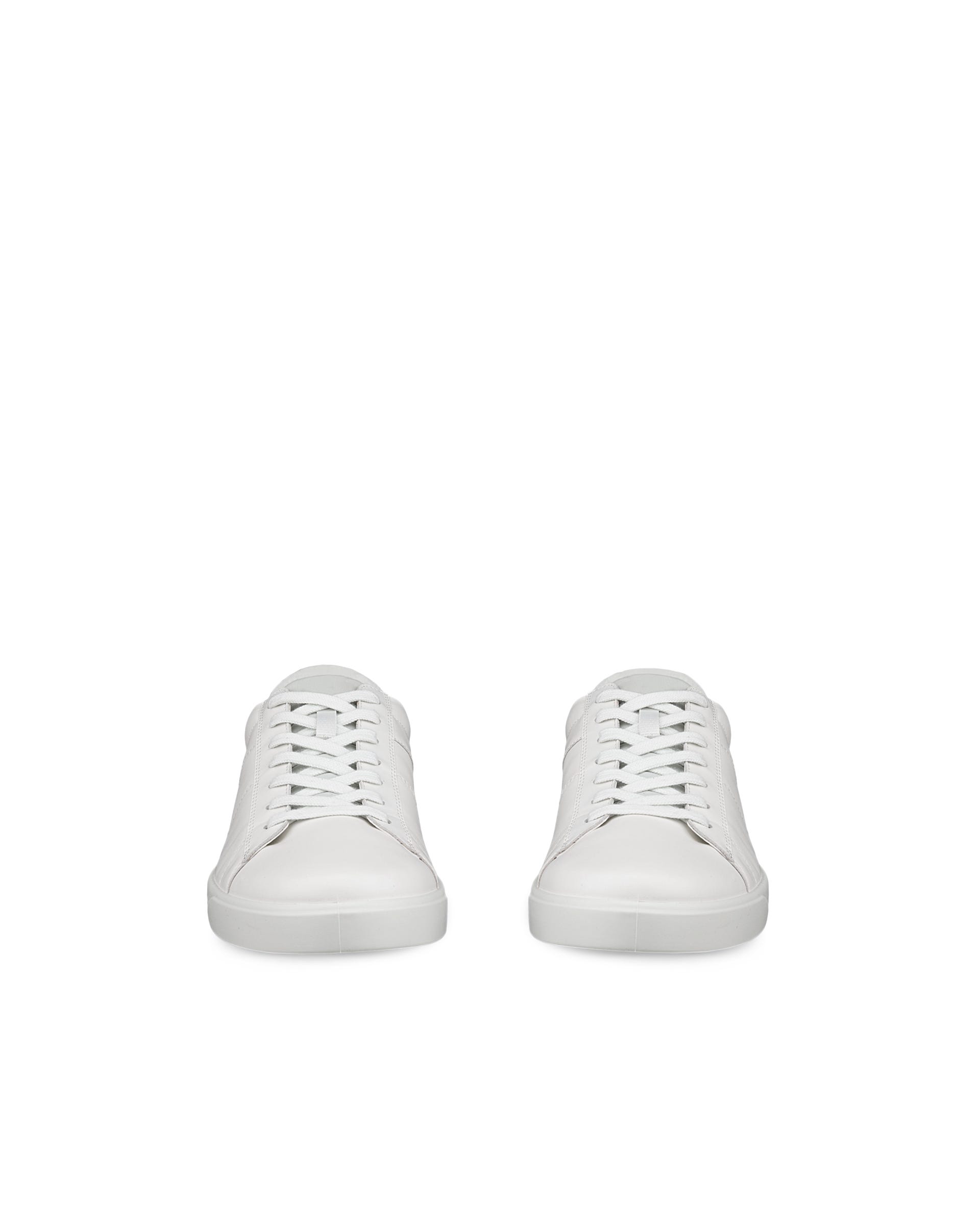 ECCO® Street Lite Herren Ledersneaker - Weiß - Front pair