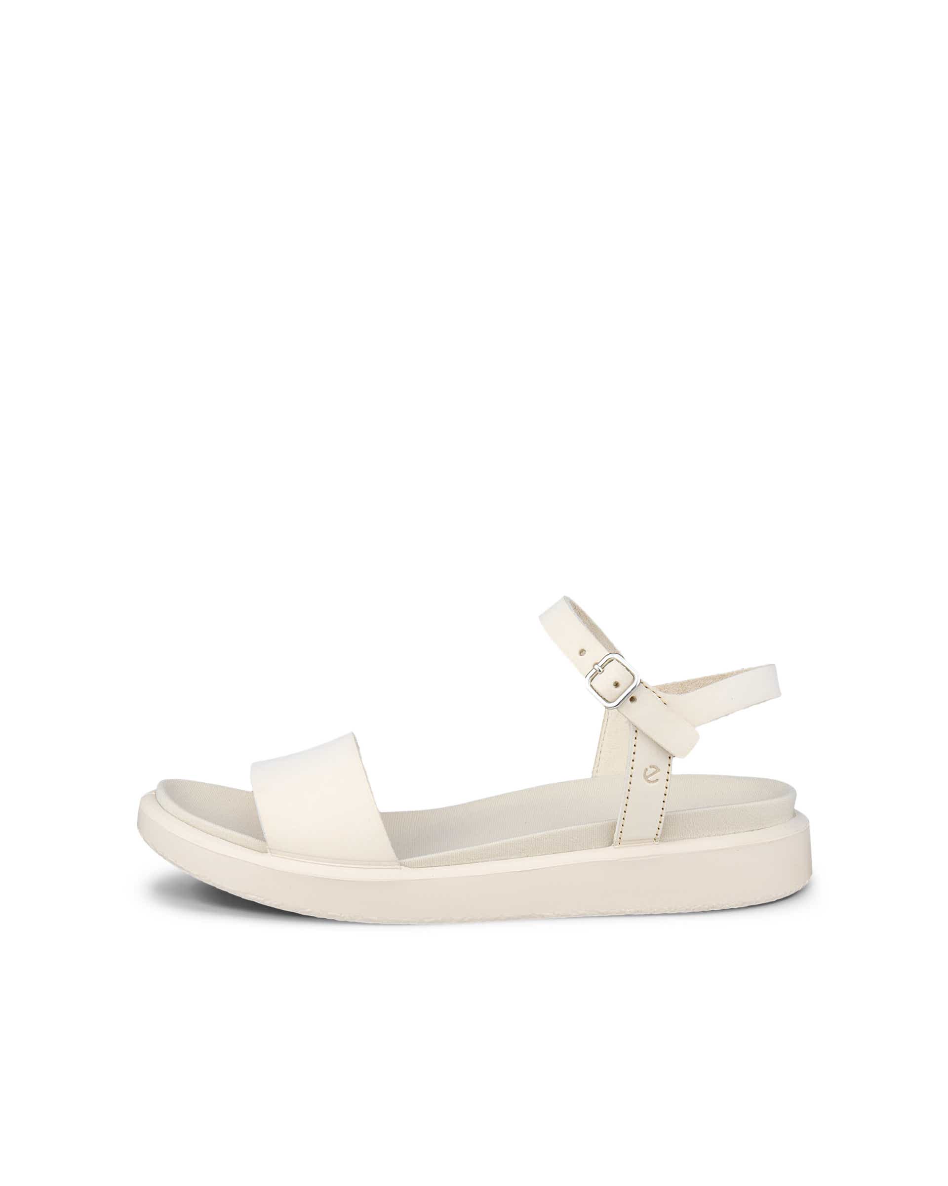 Sandale en cuir Flowt ECCO® pour femmes - Beige - Outside