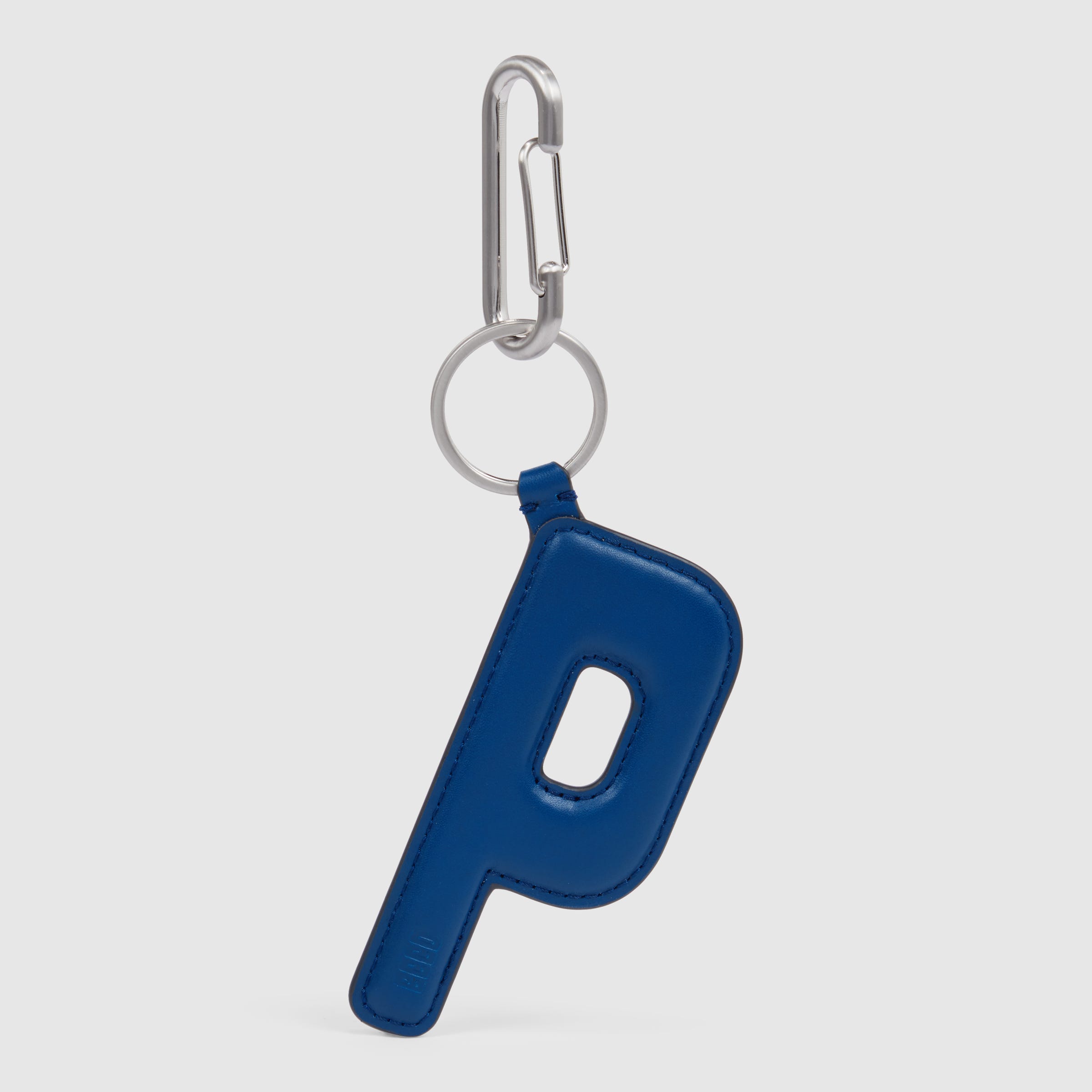 ECCO® E Padded 'P' Leather Charm - Blue - Main