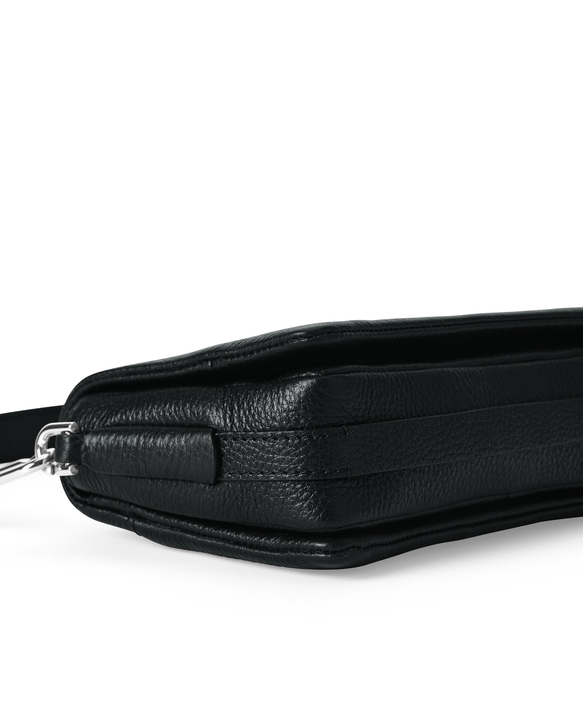 Kožené crossbody kabelka  ECCO® Pinch - Čierna - Detail-2