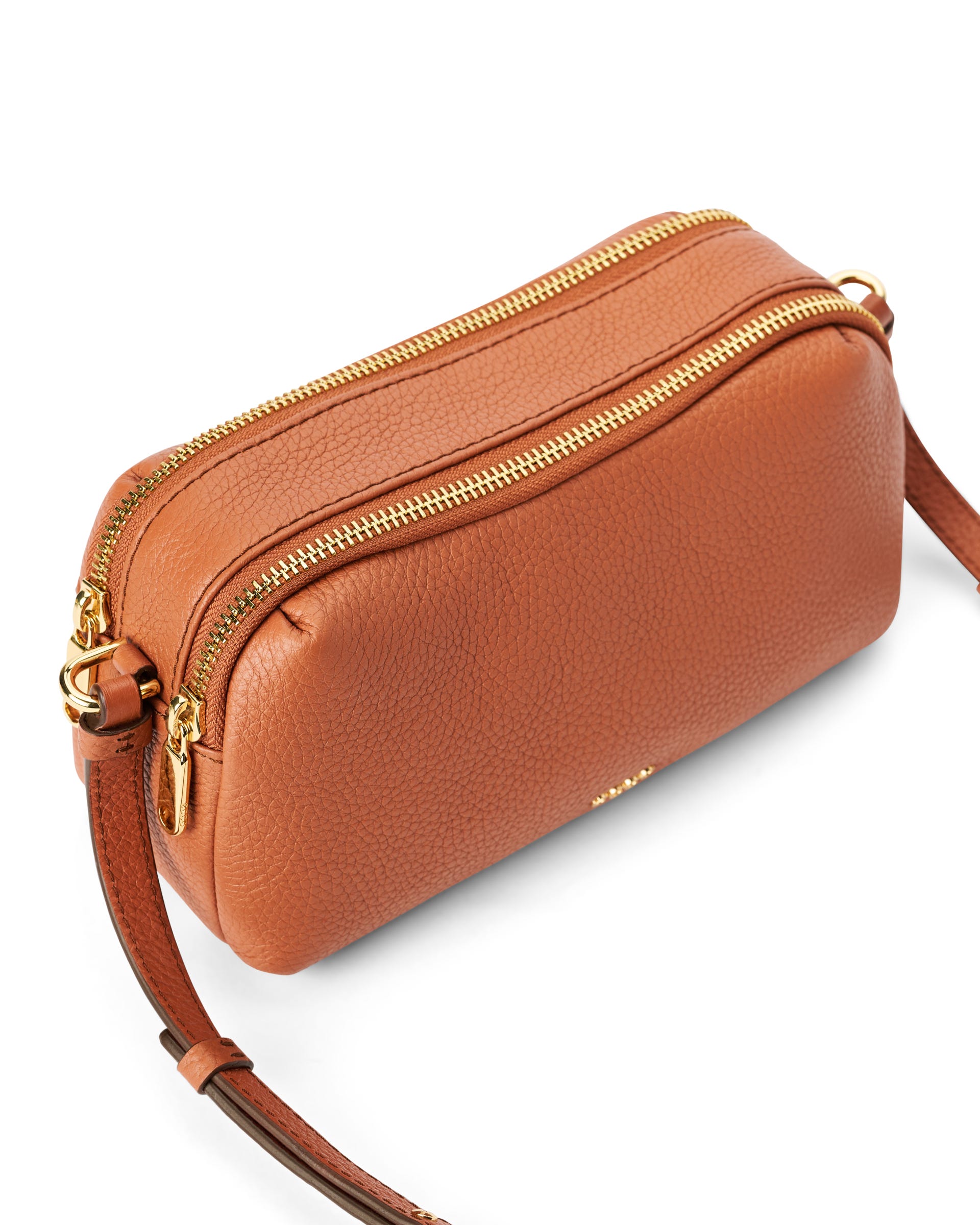 ECCO® Leather Curve Camera Bag - Brown - Detail-2