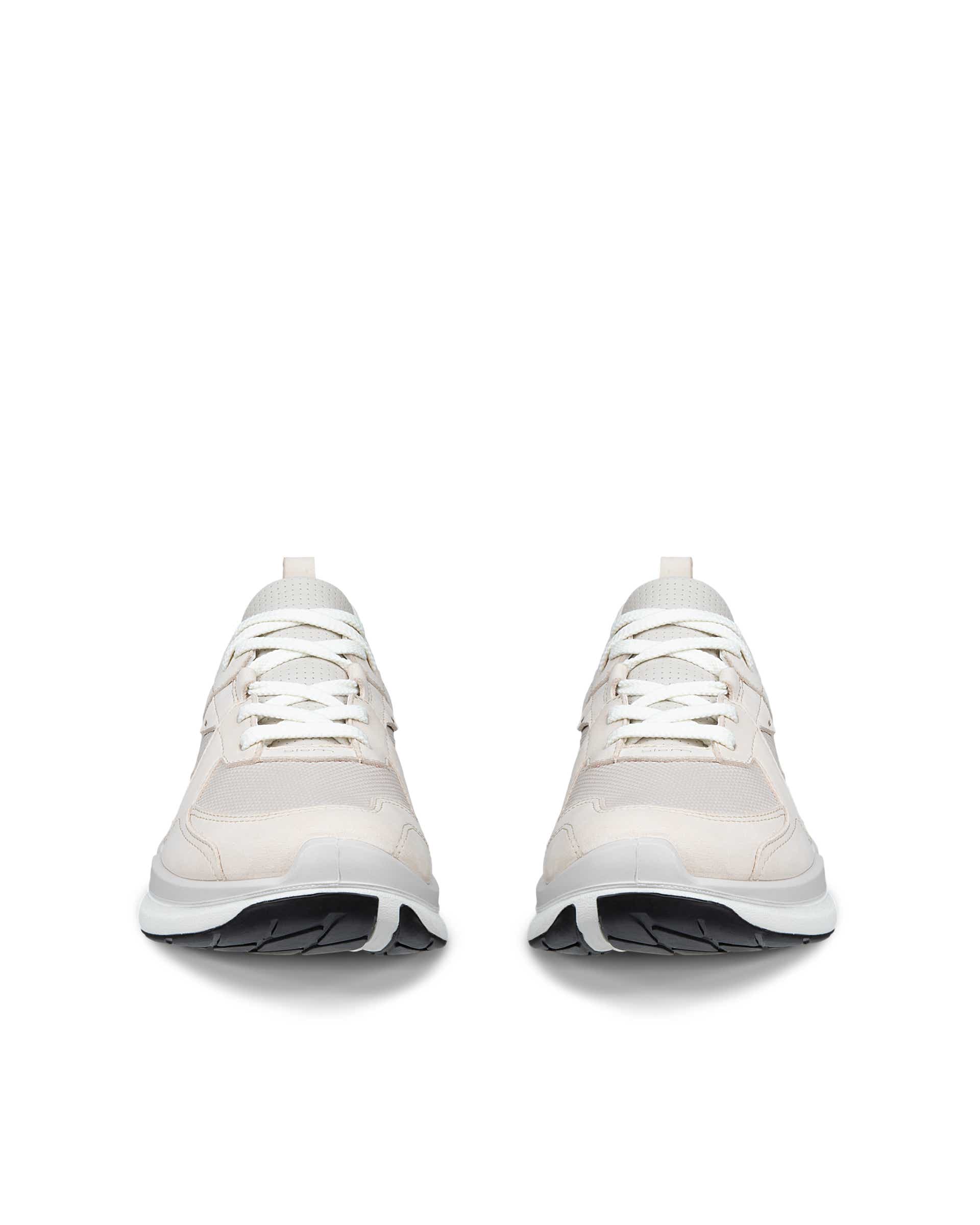 ECCO biom 2.2 WOMEN ウィメンズ レザーGore-Texスニーカー - ベージュ - Front pair