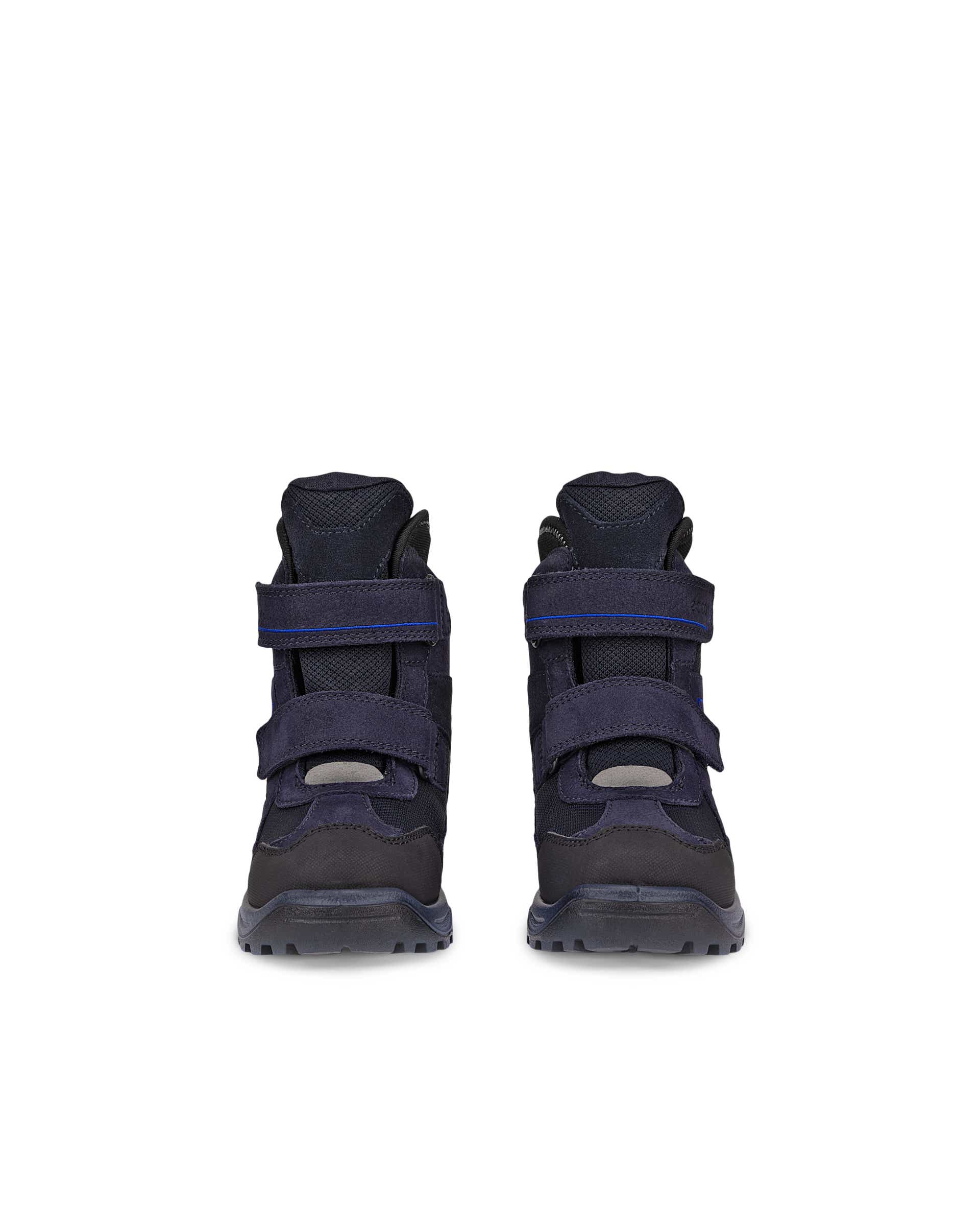 Dziecięce wodoodporne nubukowe buty zimowe ECCO® SNOW MOUNTAIN - Niebieski - Front pair