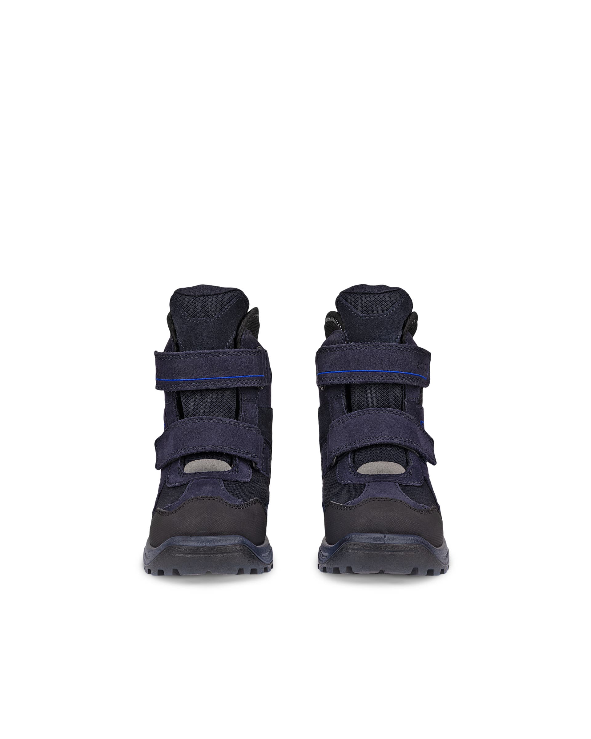Dziecięce wodoodporne nubukowe buty zimowe ECCO® SNOW MOUNTAIN - Niebieski - Front pair