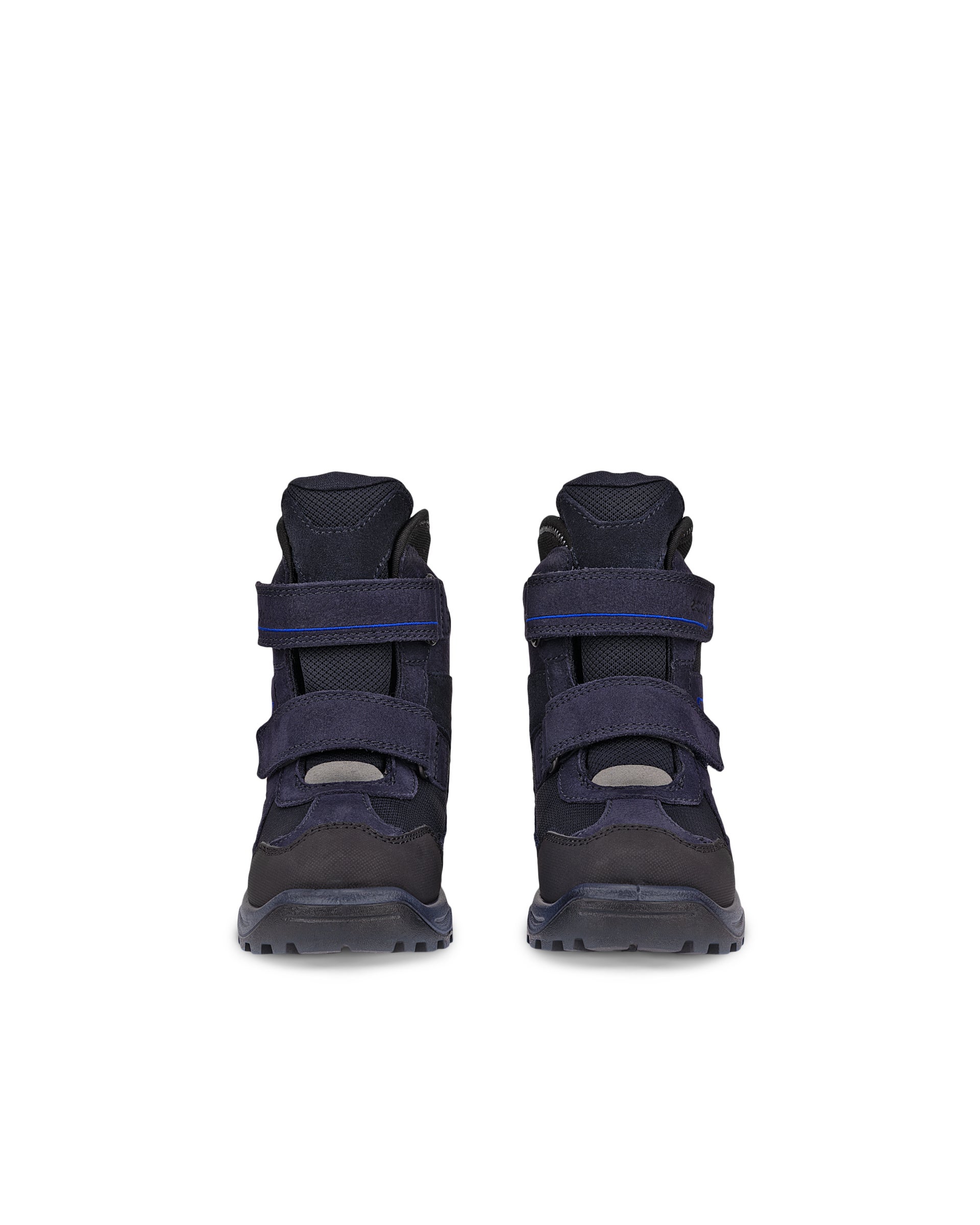 ECCO® SNOW MOUNTAIN bottes d'hiver imperméable en nubuck pour enfant - Bleu - Front pair