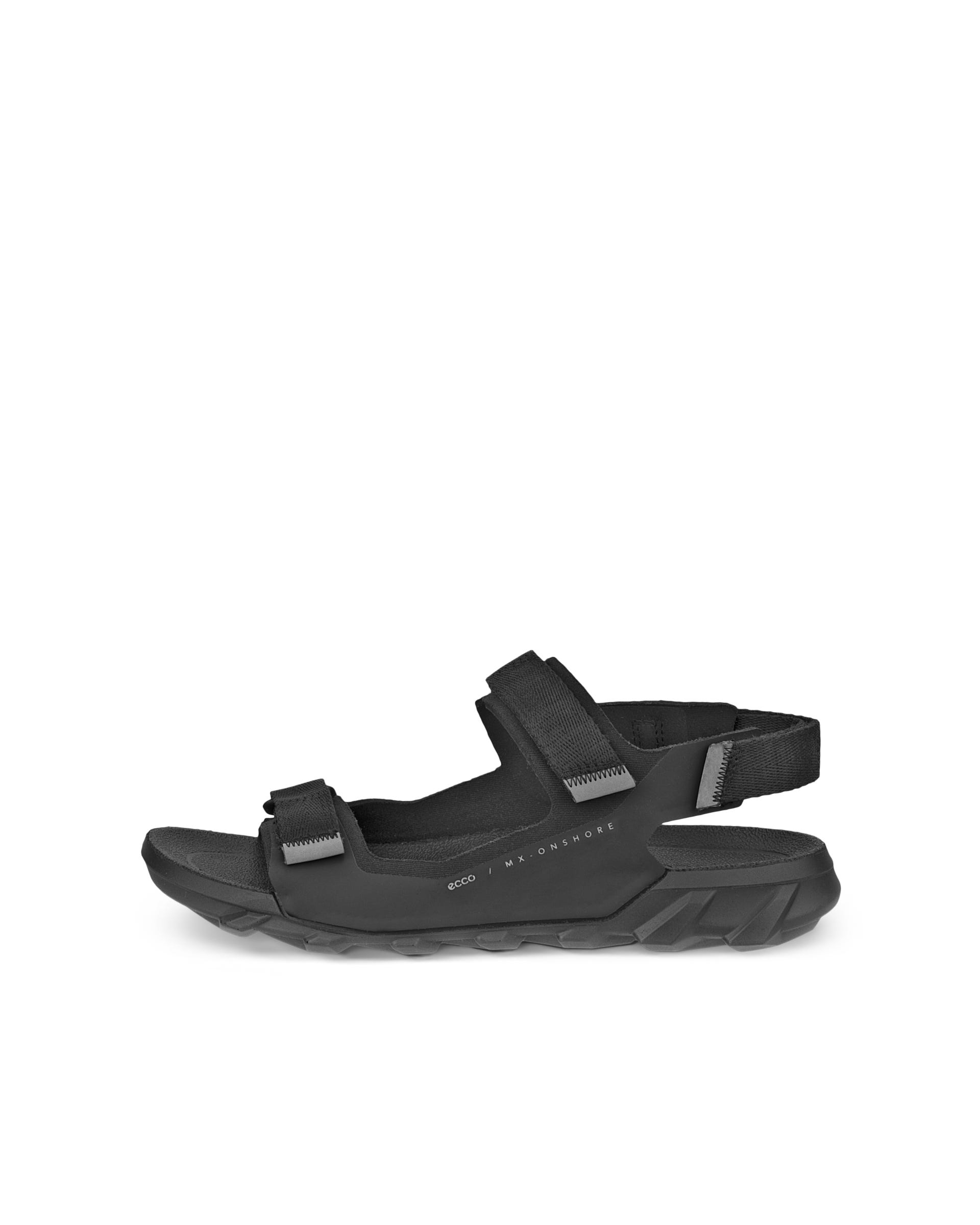 Women's ECCO® MX Onshore Textile Two Strap Sandal - Black - Outside