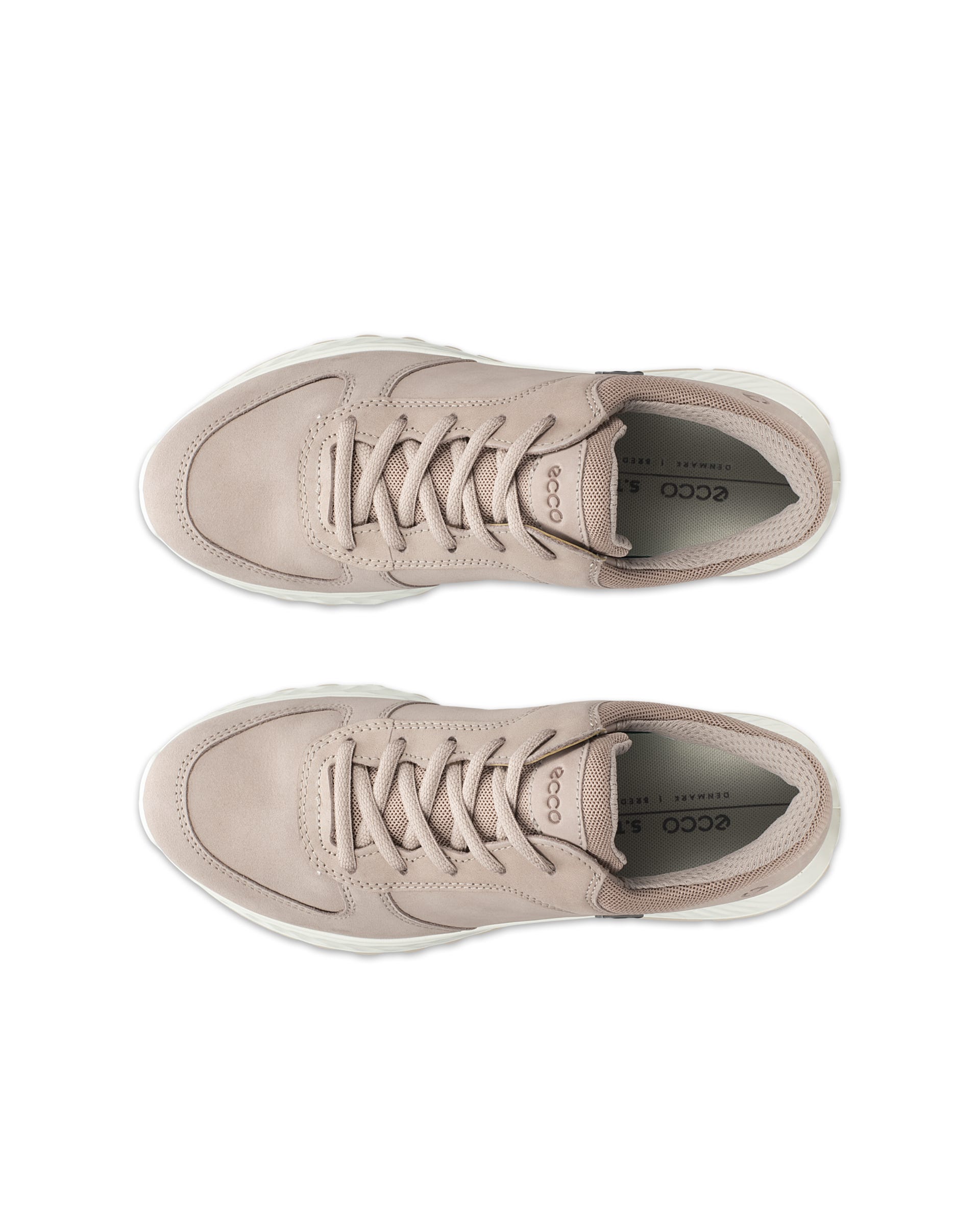 ECCO® Exostride Dames nubuck sneaker met Gore-Tex - Grijs - Outside