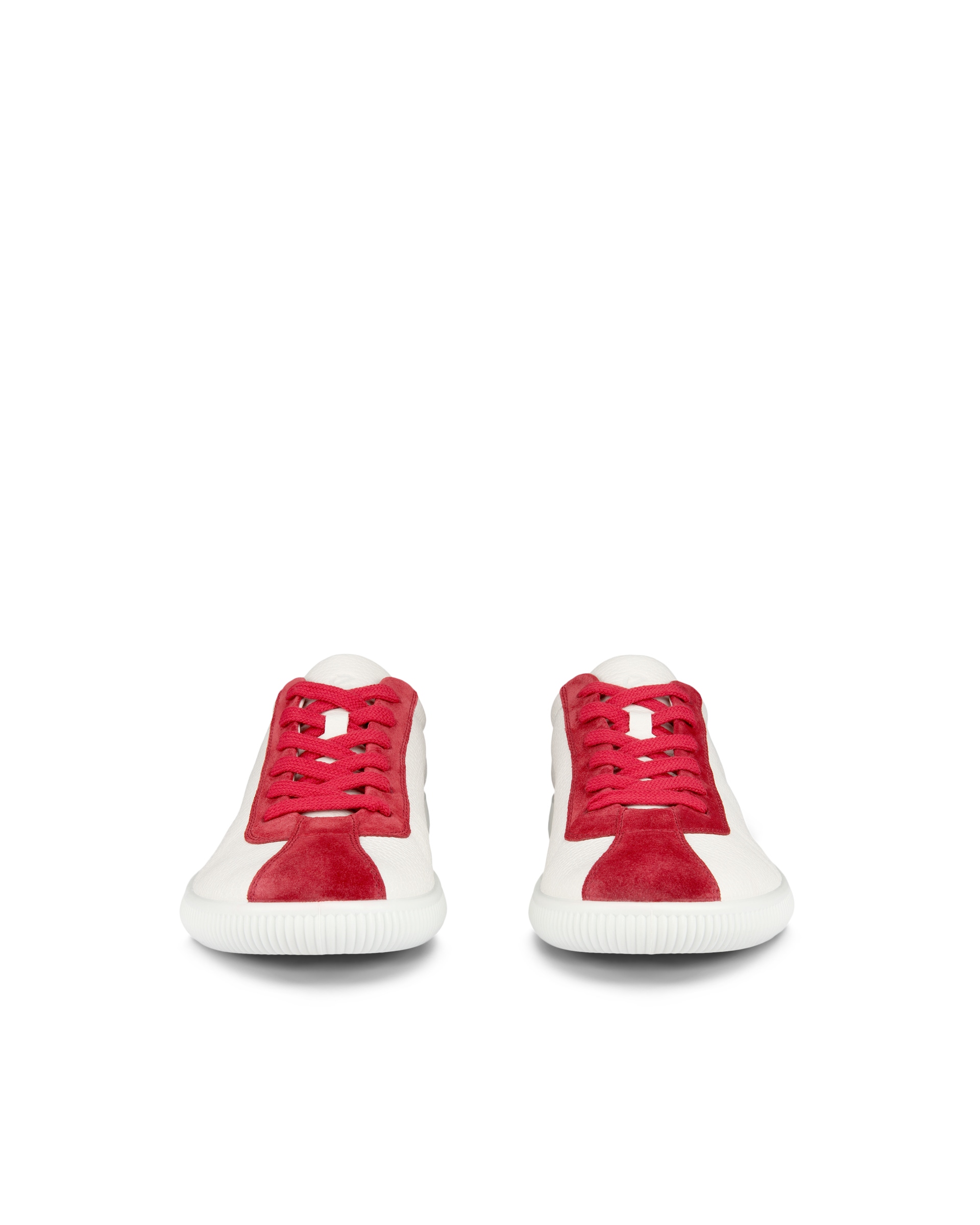 lovekoページ ECCO Soft Zero メンズ レザースニーカー | レッド
