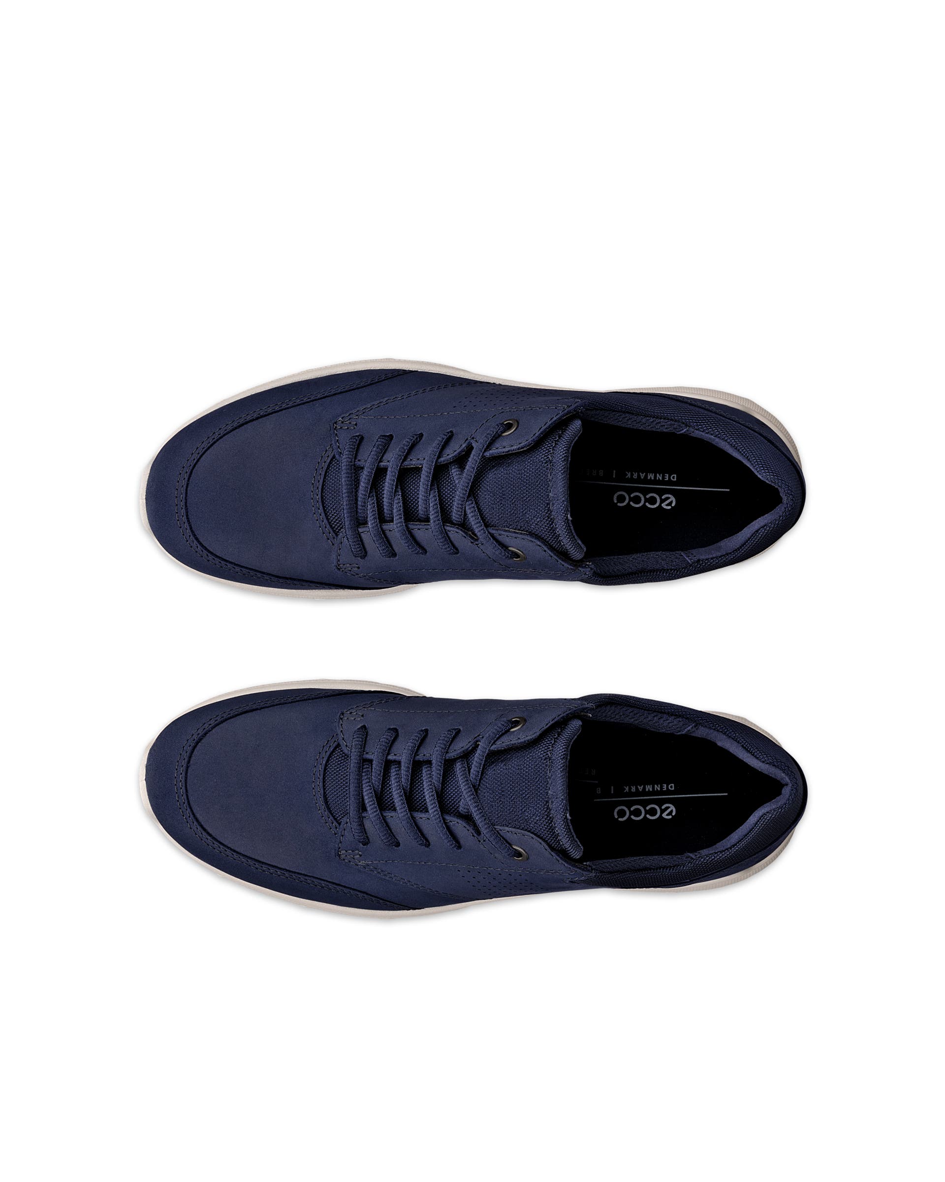 Men's ECCO® Irving Nubuck Shoe - Blue - Top left pair