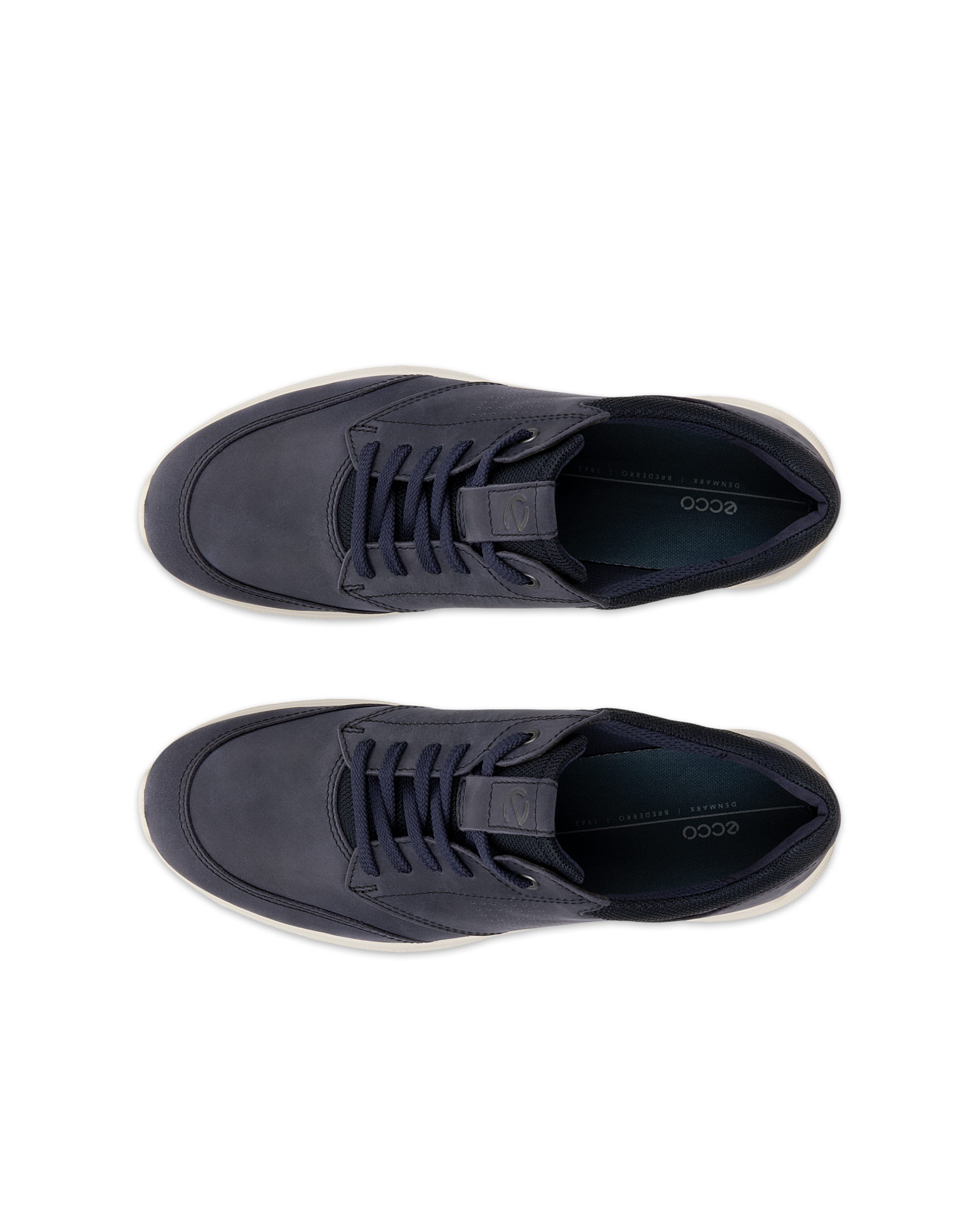 ECCO® IRVING herre snøresko nubuk - Blå - Top left pair