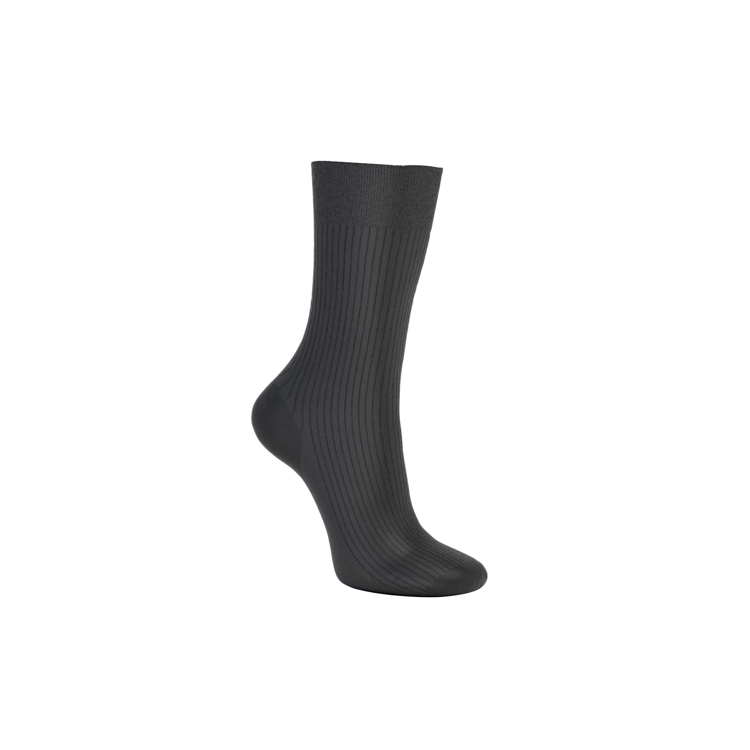 ECCO Women's Ribbed Socks - Black - Main