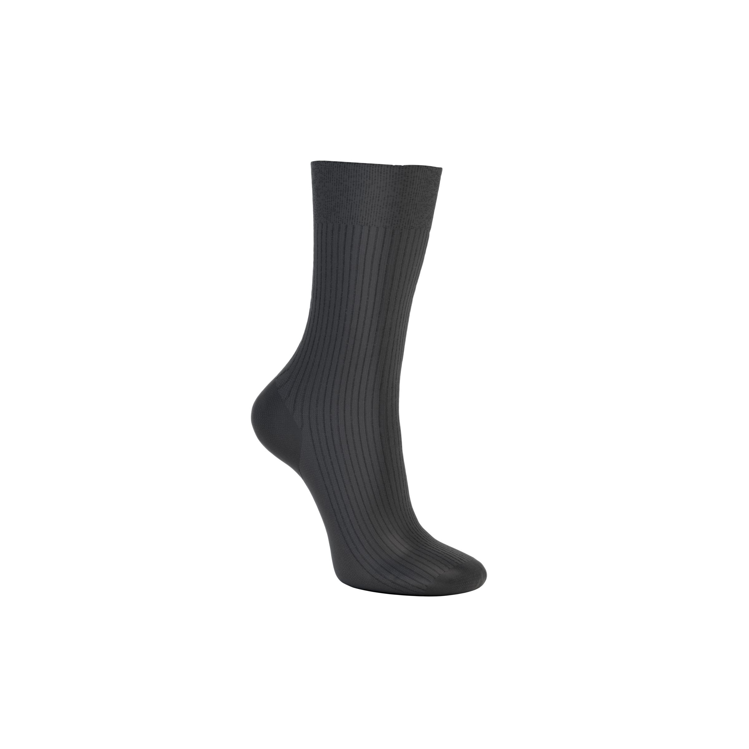ECCO Women's Ribbed Socks - Black - Main