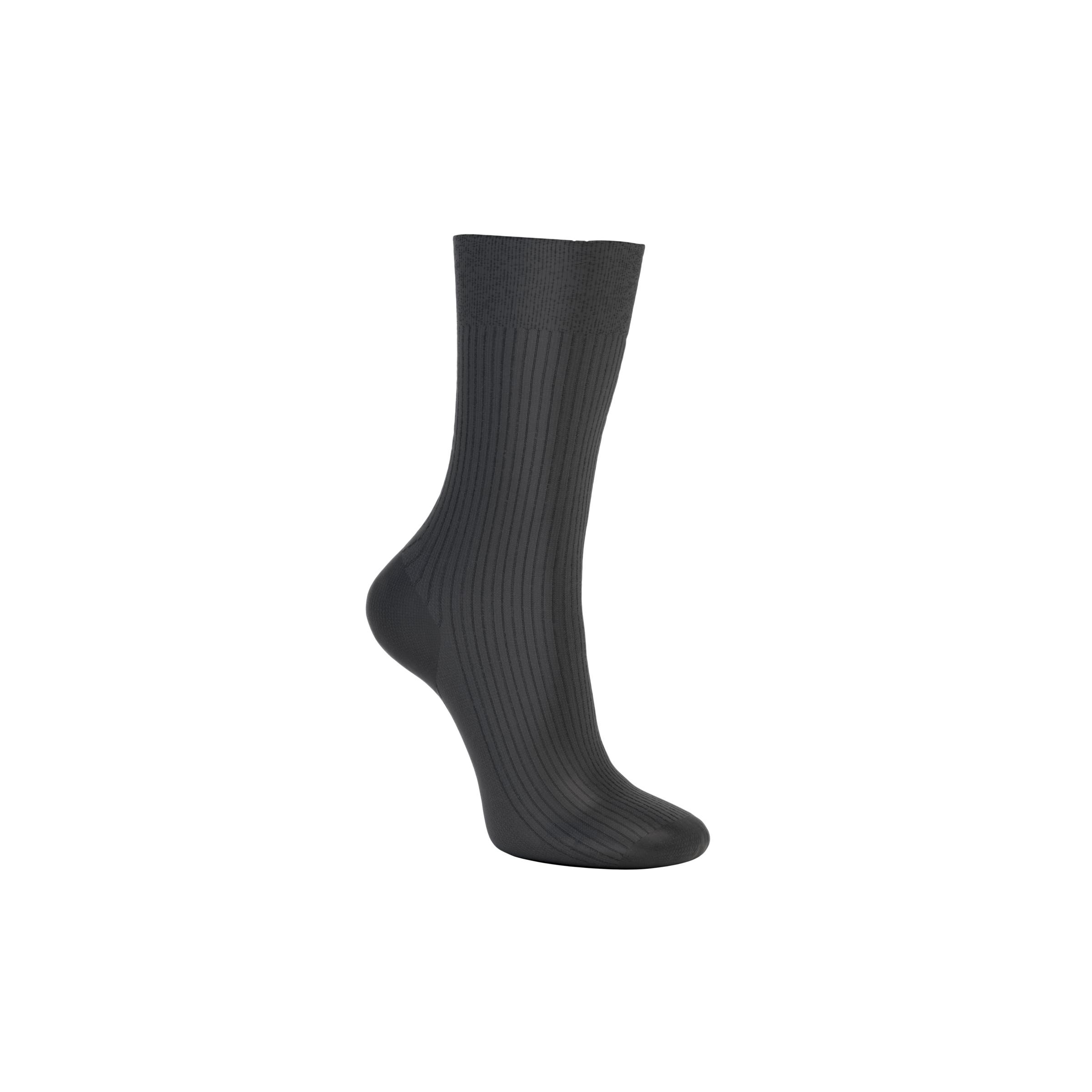 ECCO Women's Ribbed Socks - Black - Main