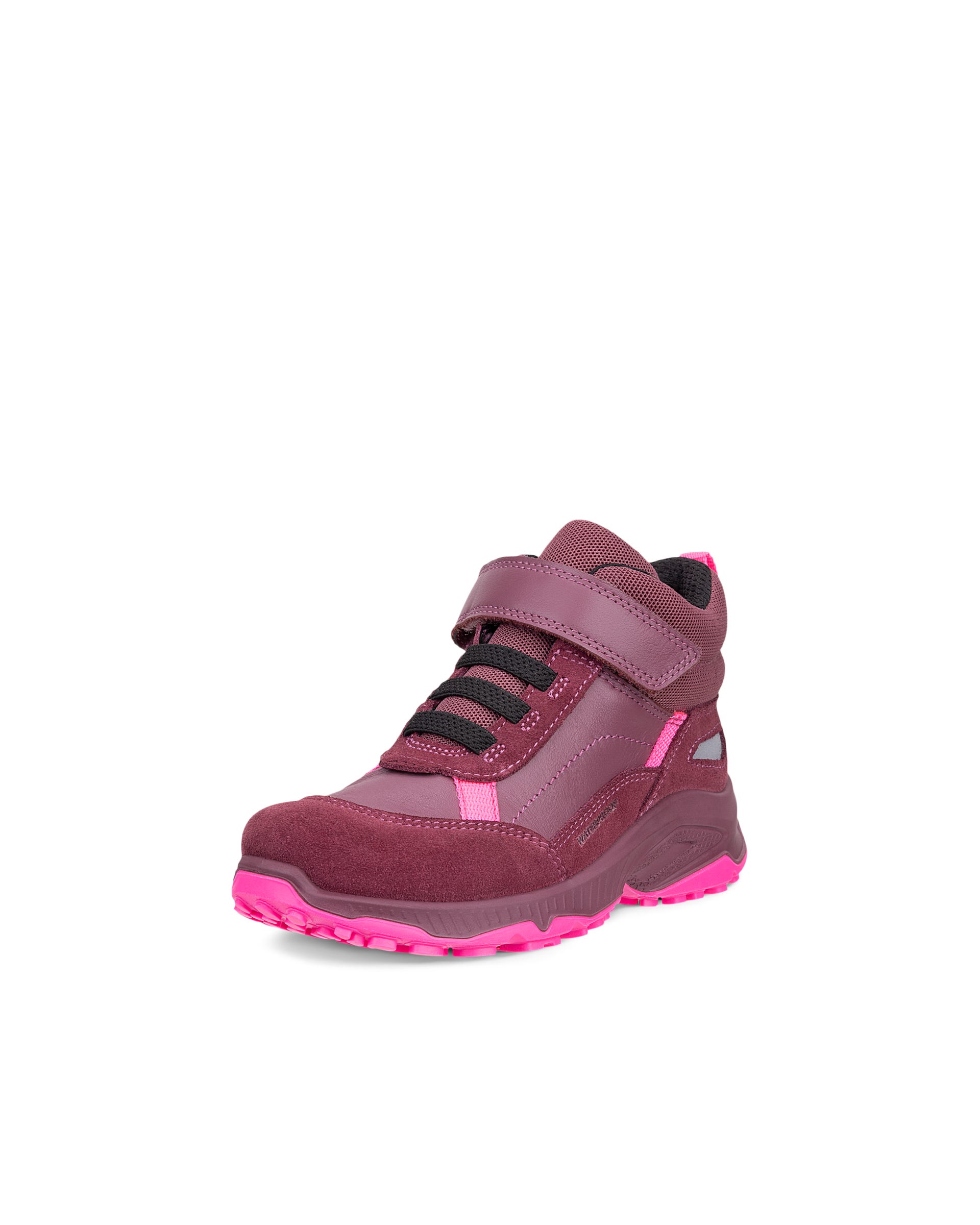 ECCO® RECEPTOR XP K udendørs ankelstøvle i læder til børn - Pink - Outside