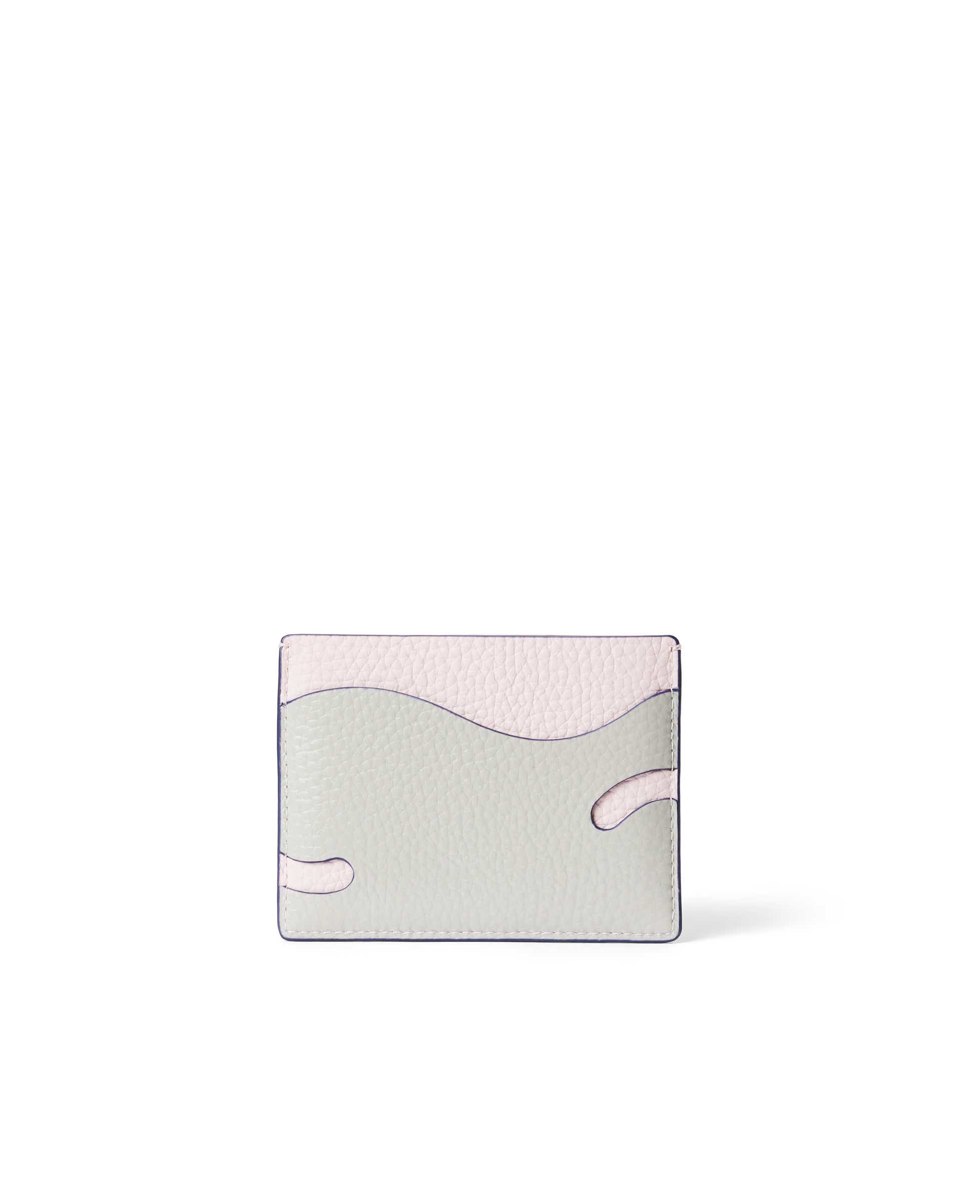 ECCO Card Case E Wave Pop レザーカードケース - グレー - Back
