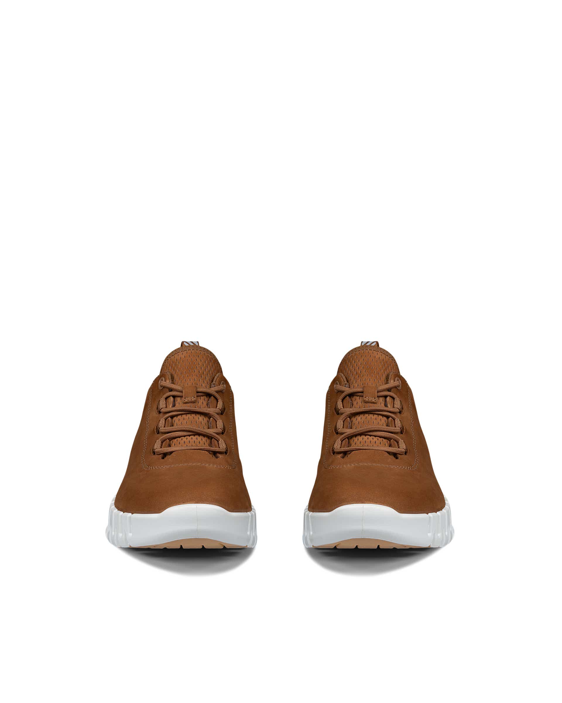 ECCO® GRUUV dame sneakers nubuk - Brun - Front pair