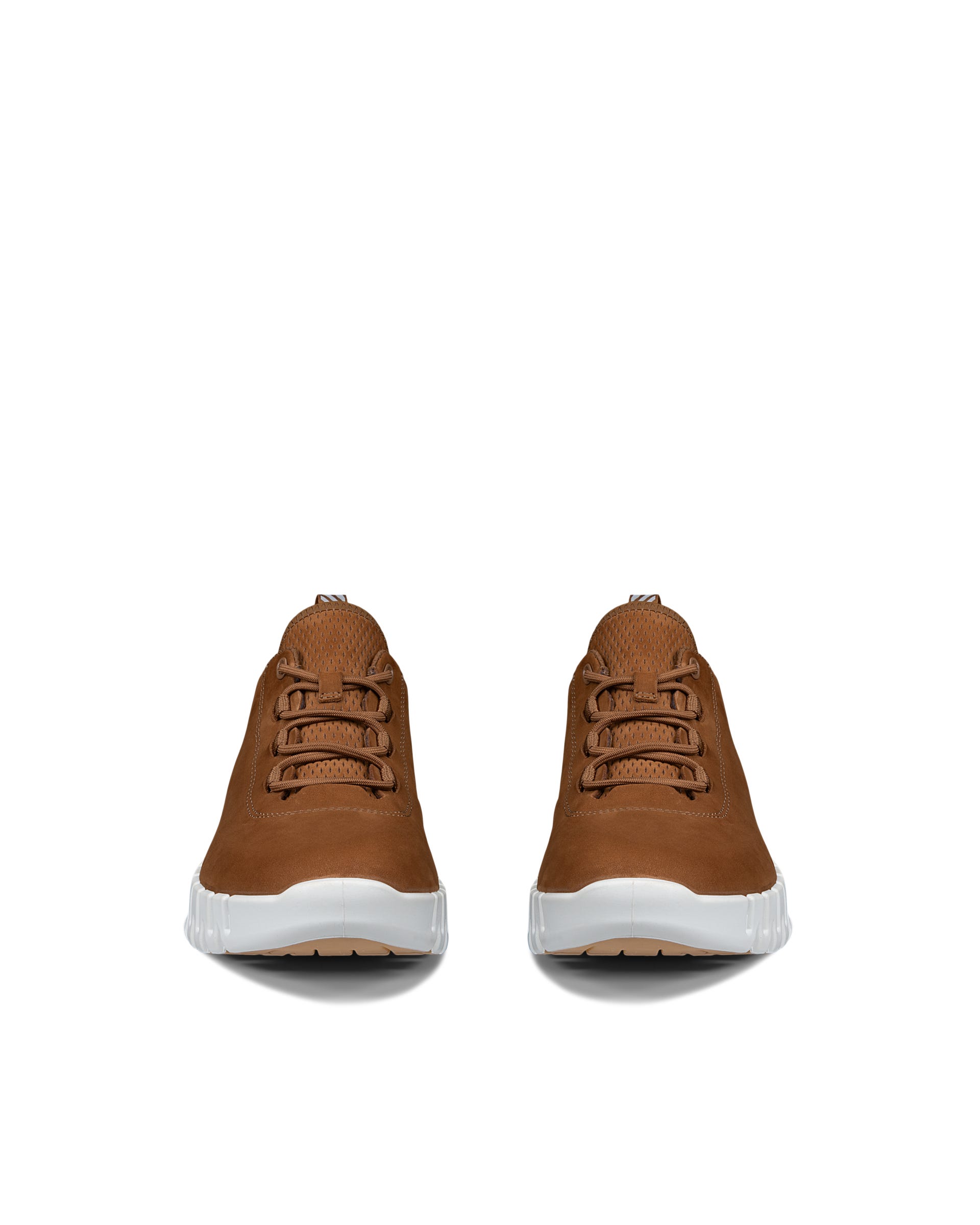 ECCO® GRUUV dame sneakers nubuk - Brun - Front pair