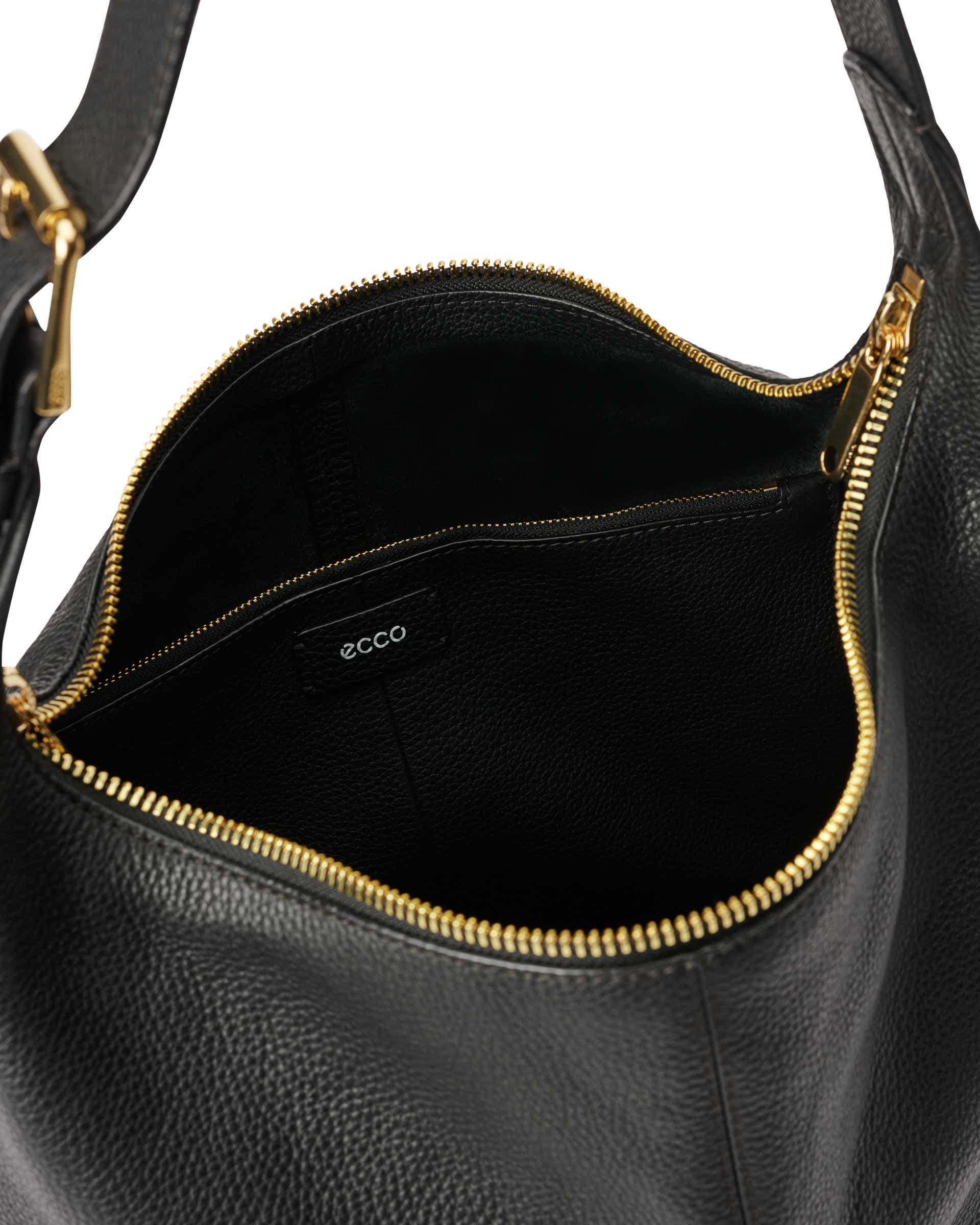 ECCO® Hobo Hobo-Tasche aus Leder - Schwarz - Inside