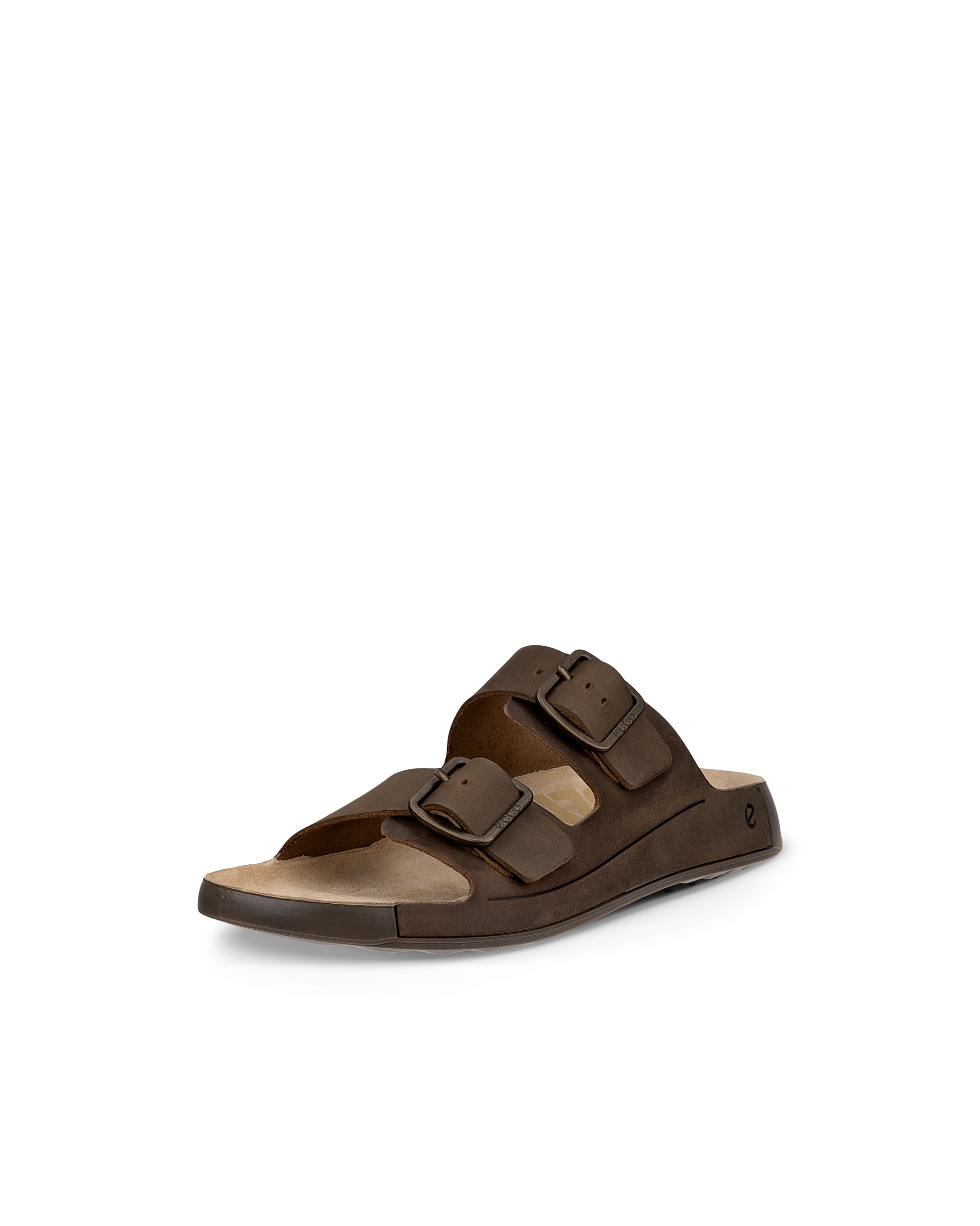 ECCO® Cozmo muške sandale od nabuka s dvjema trakama - Smeđa - Main