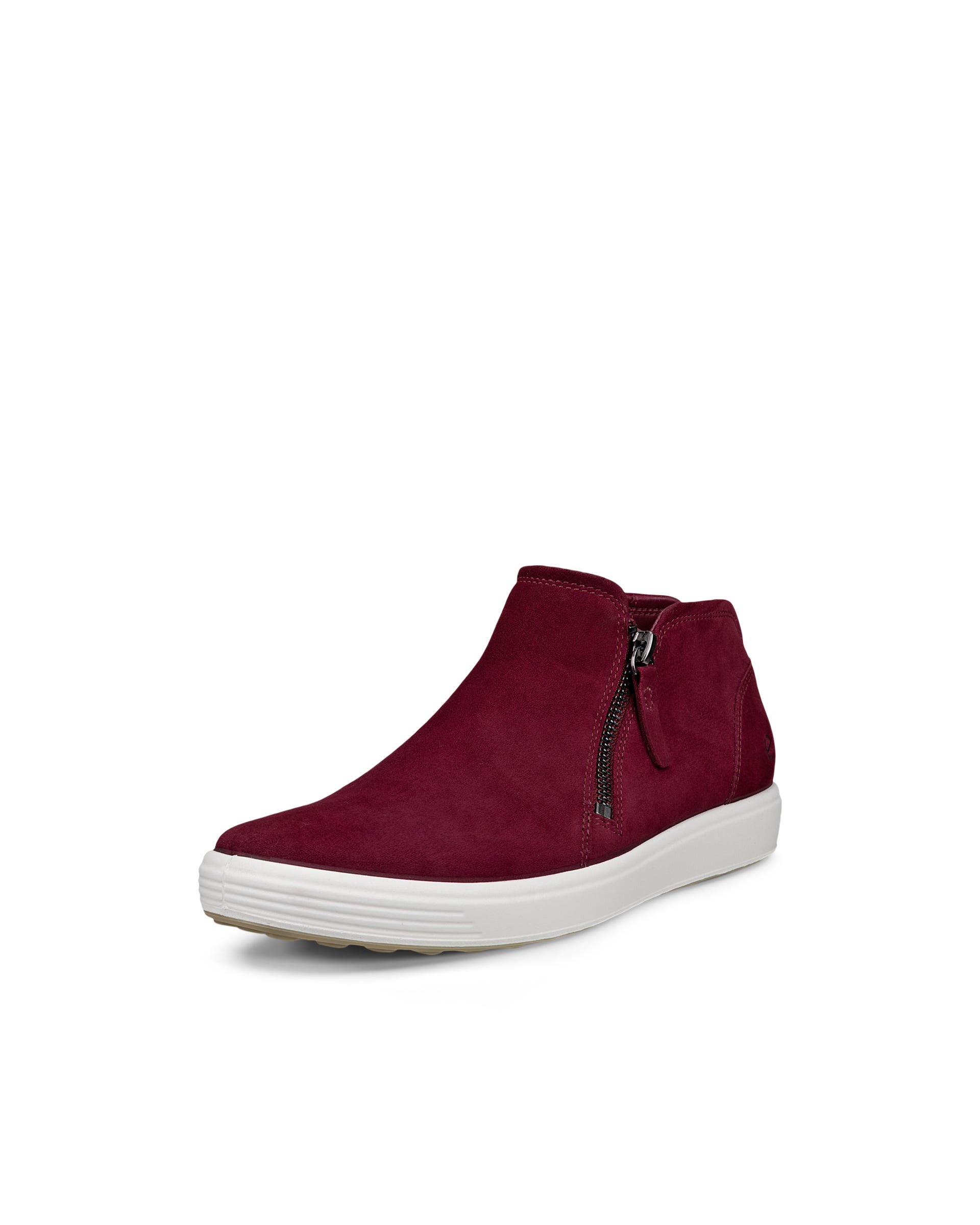 ECCO SOFT 7 W SIDE ZIP BOOTIE - Red - Main