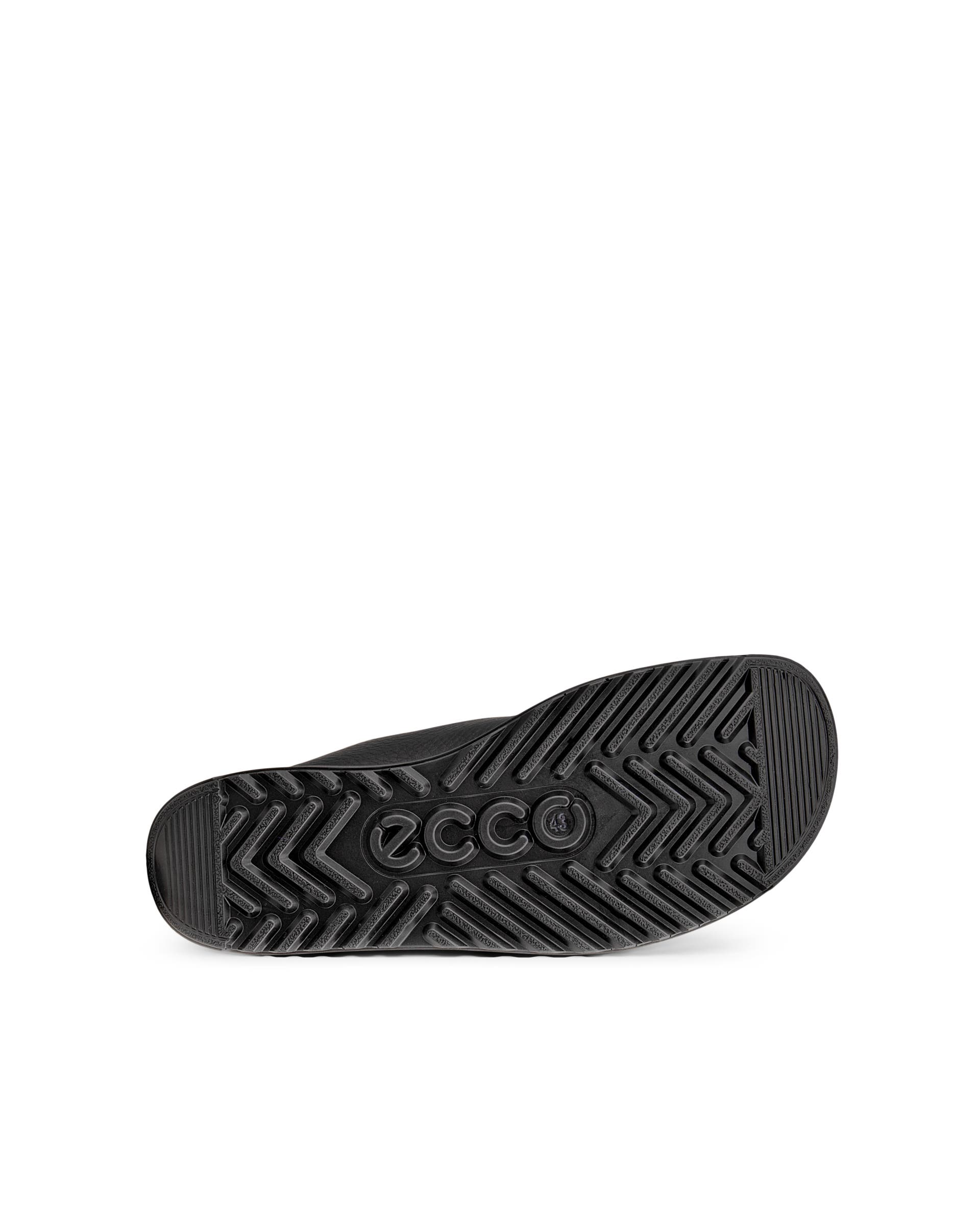 Męskie skórzane buty sznurowane ECCO® JOKE - Czarny - Sole