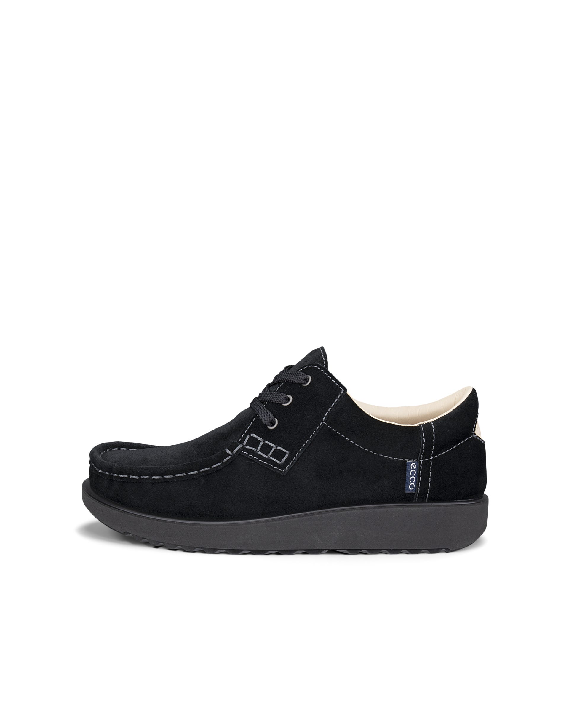 ECCO® JOKE õmblustega ninaosaga seemisest Moc-Toe jalats naistele - Must - Outside