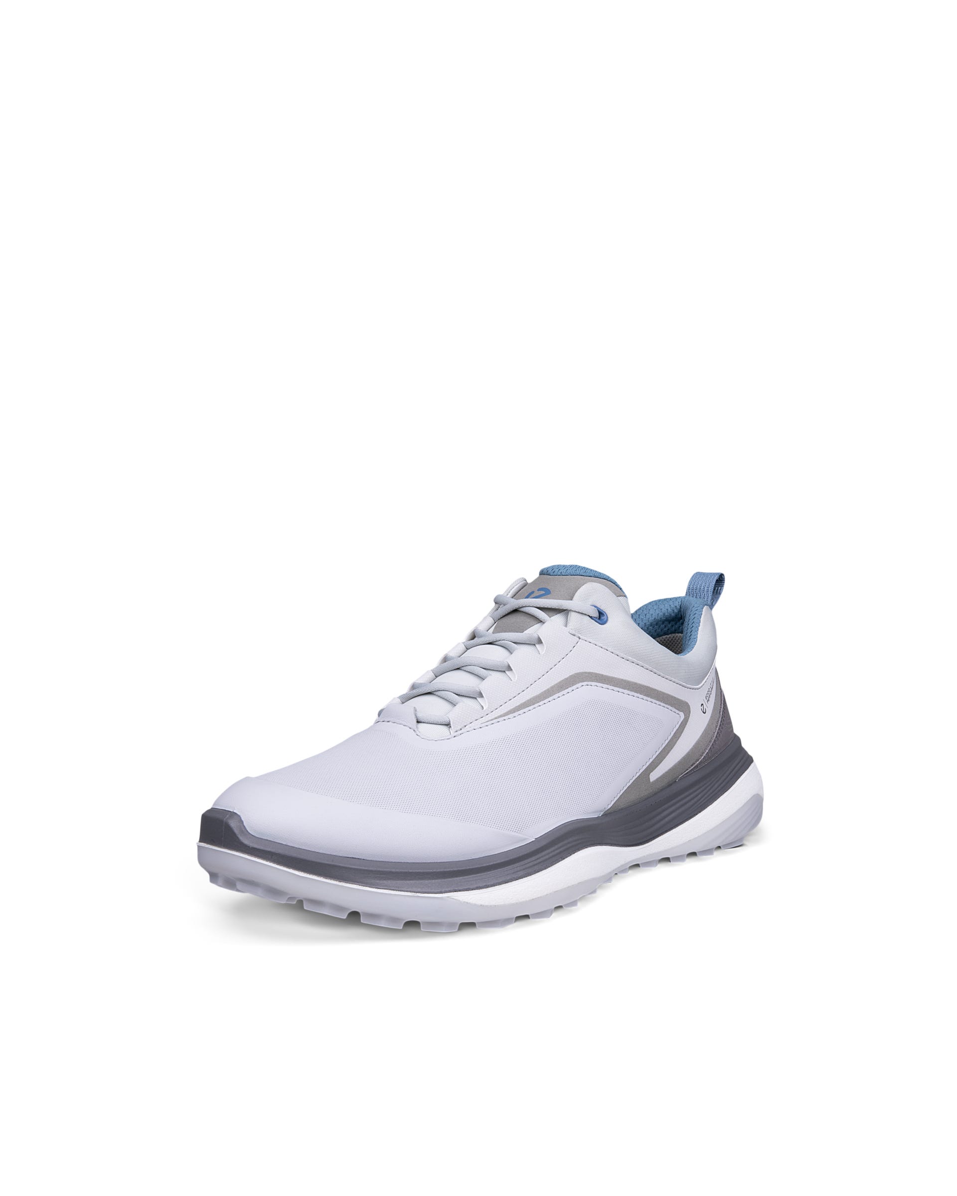 Men's ECCO® Golf LT1 Leather Waterproof Golf Shoe - Gray - Outside