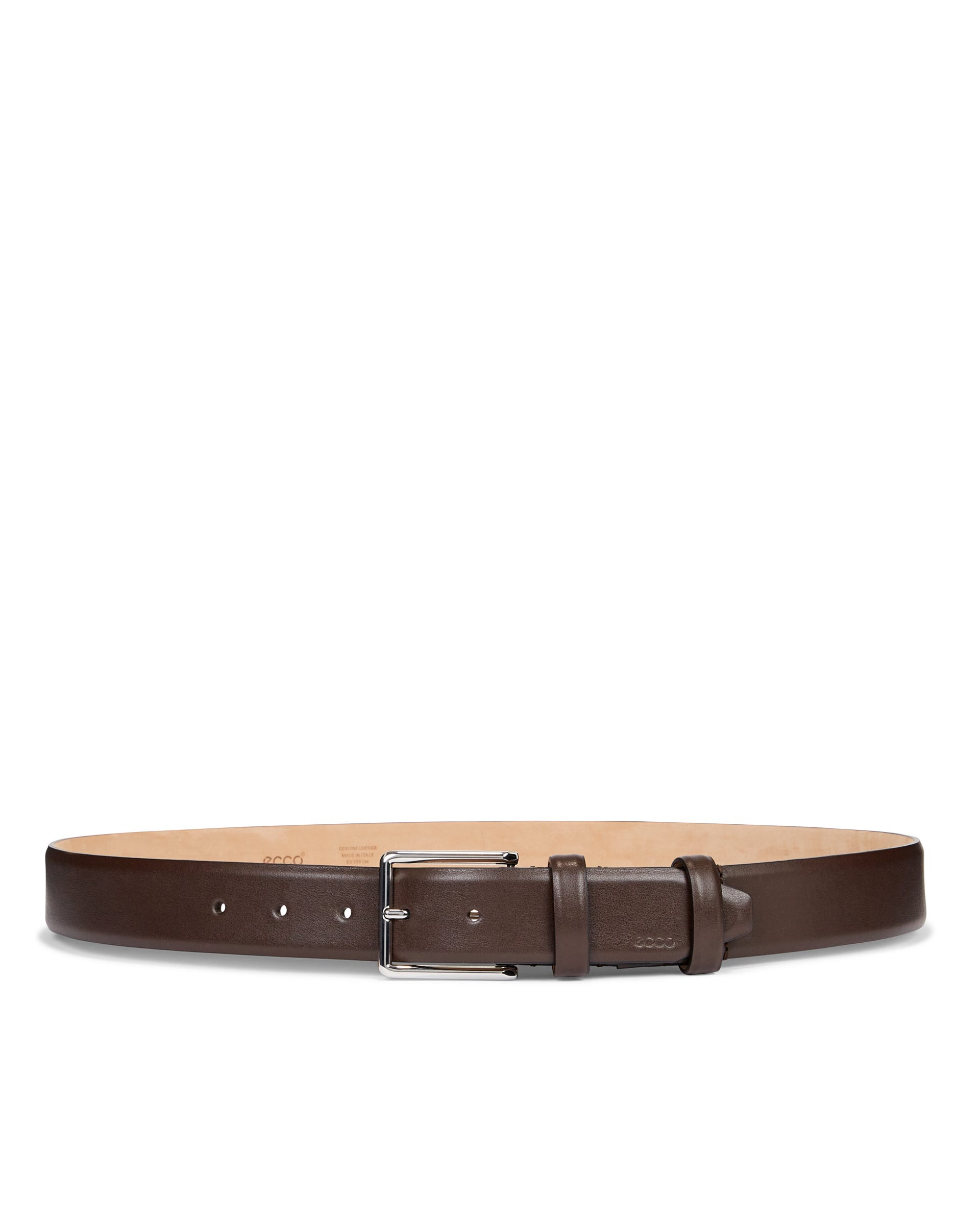 Men's ECCO® Italian Leather Stretch Belt - Brown - Main