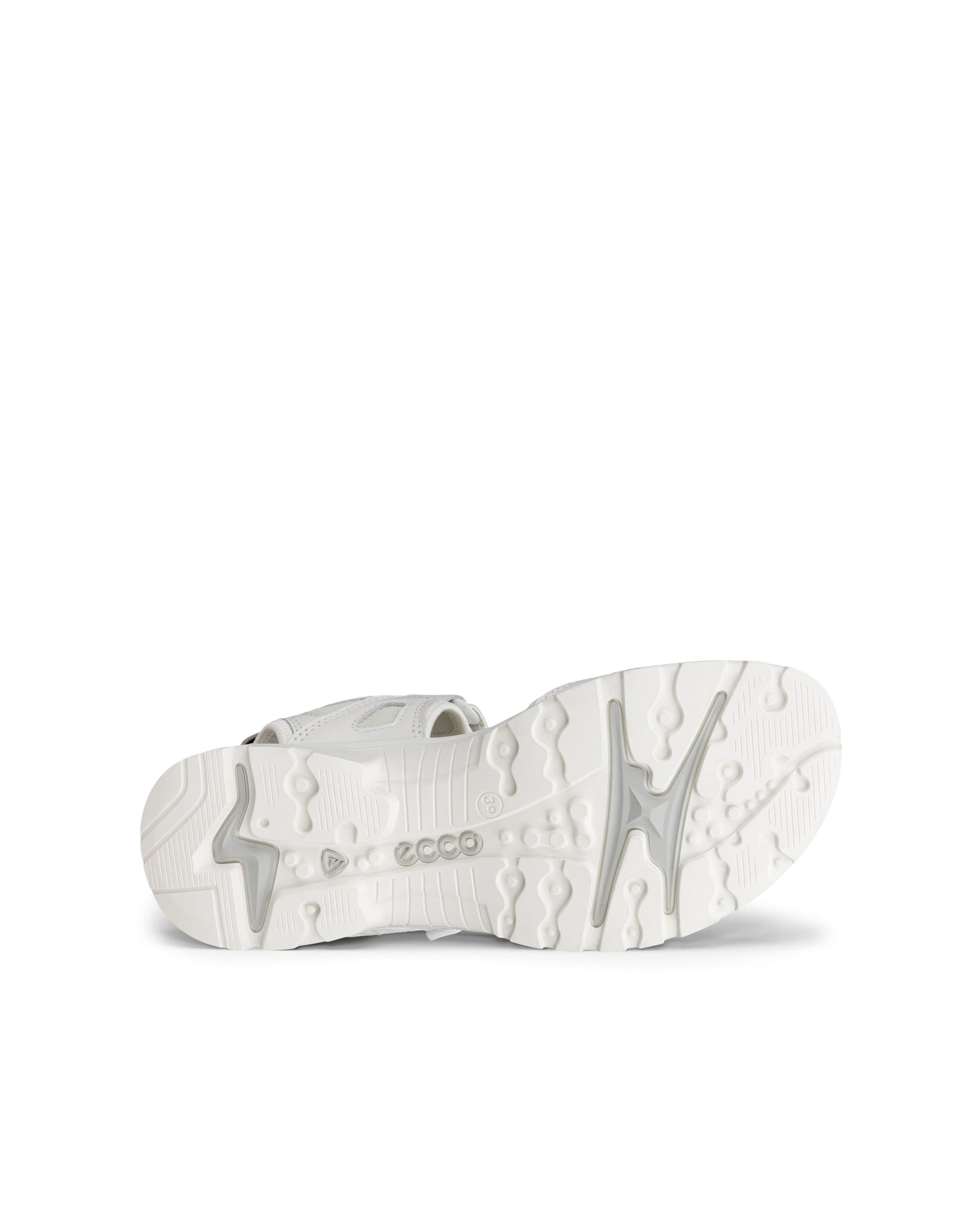 Women's ECCO® Offroad Leather Outdoor Sandal - White - Sole