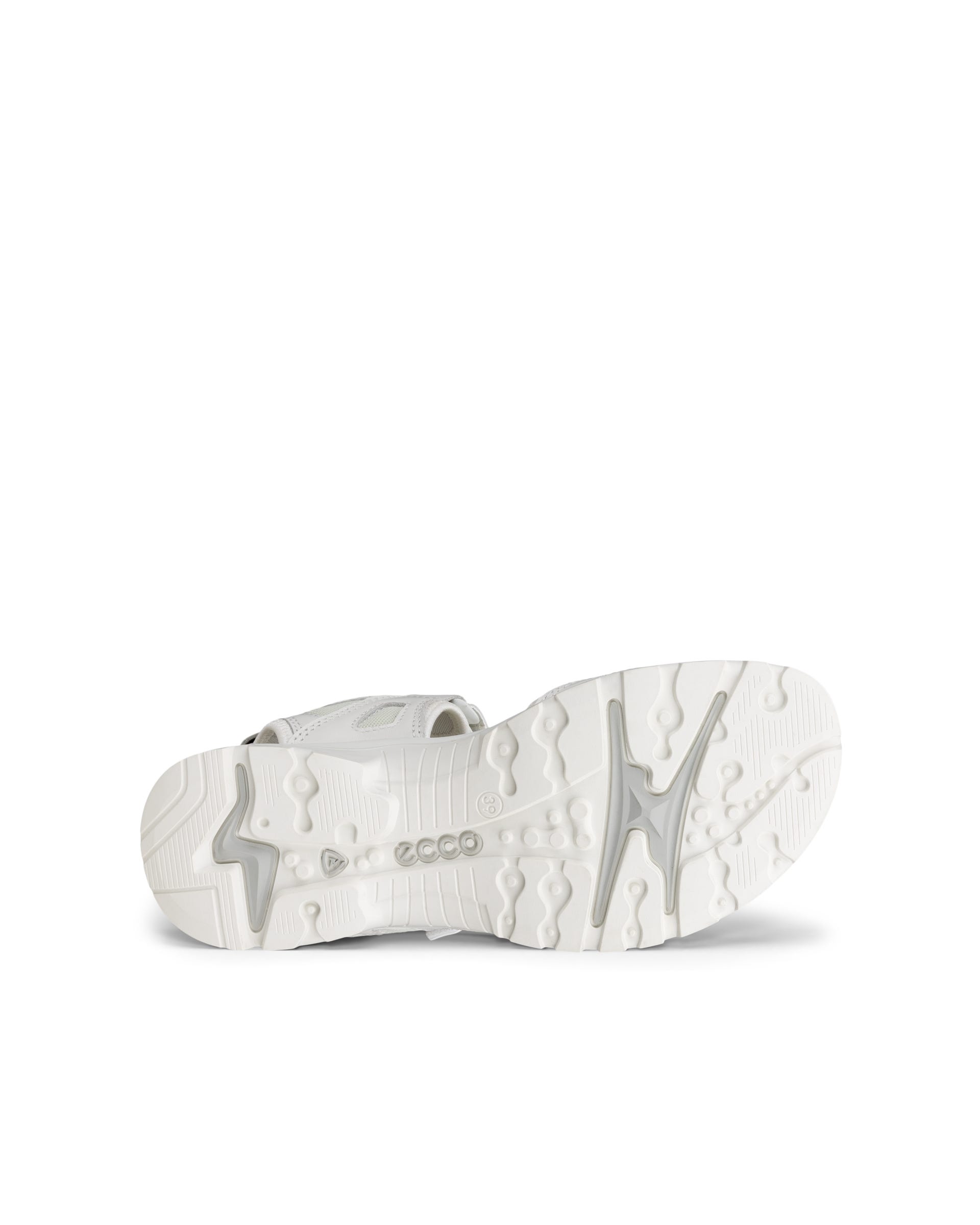 Women's ECCO® Offroad Leather Outdoor Sandal - White - Sole