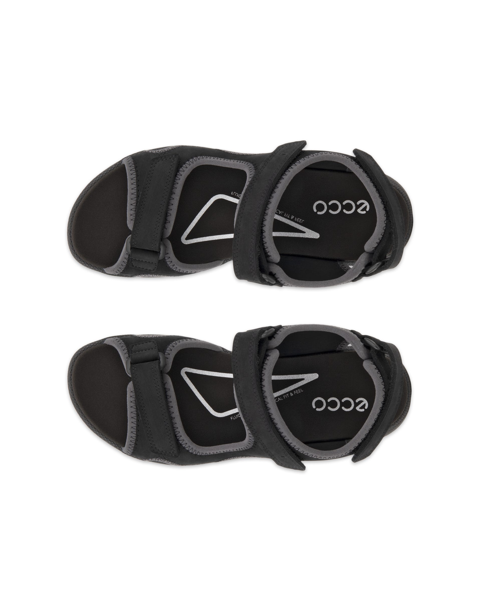 ECCO HIKE W SANDAL 3 STRAPS - Musta - Outside