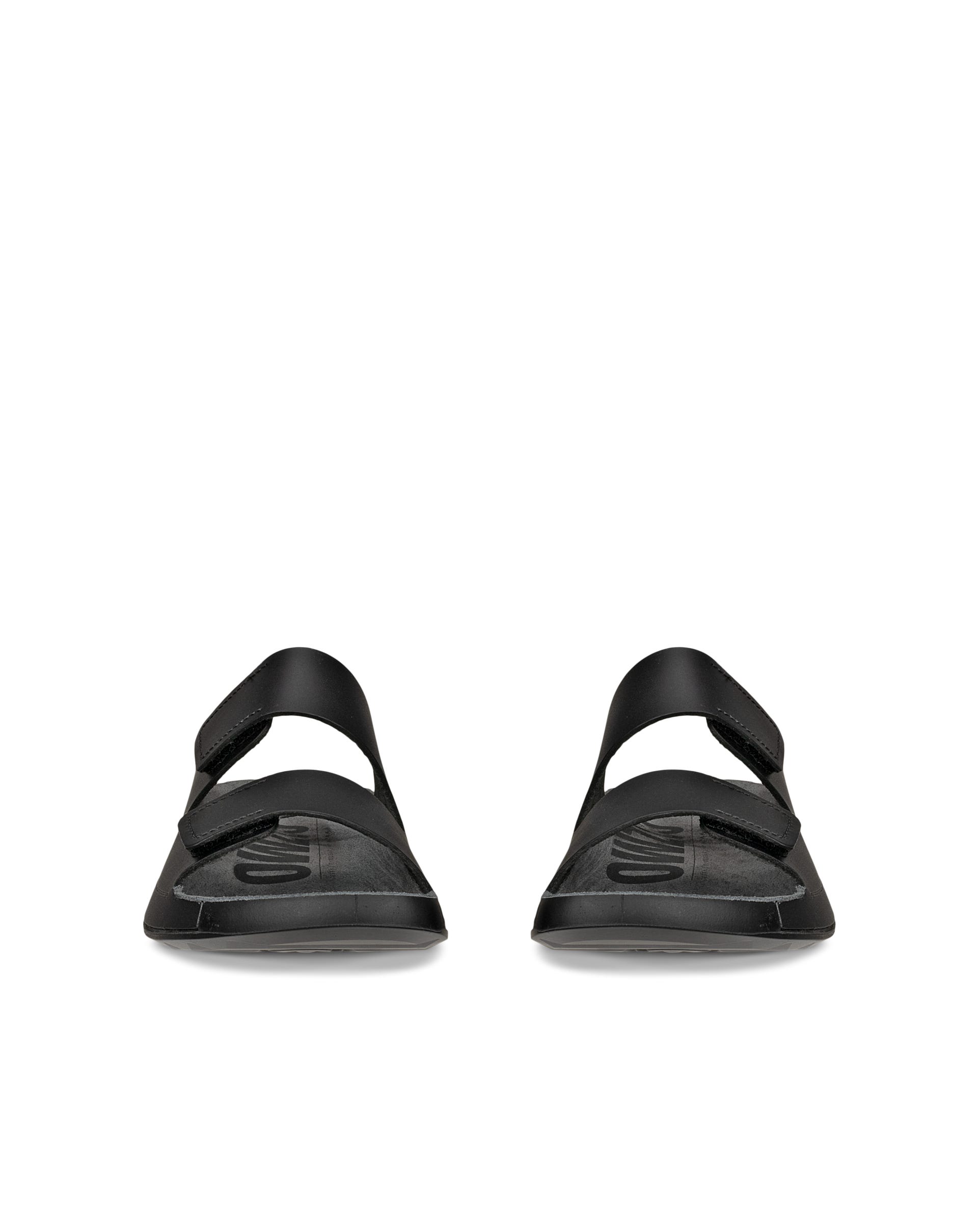 ECCO Men Cozmo Slide Sandal - Black - Outside
