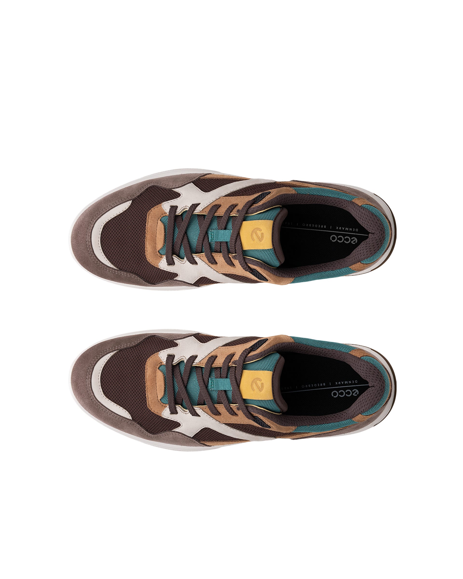 ECCO® BYWAY 2.0 sneakers i ruskind til herrer - Brun - Outside