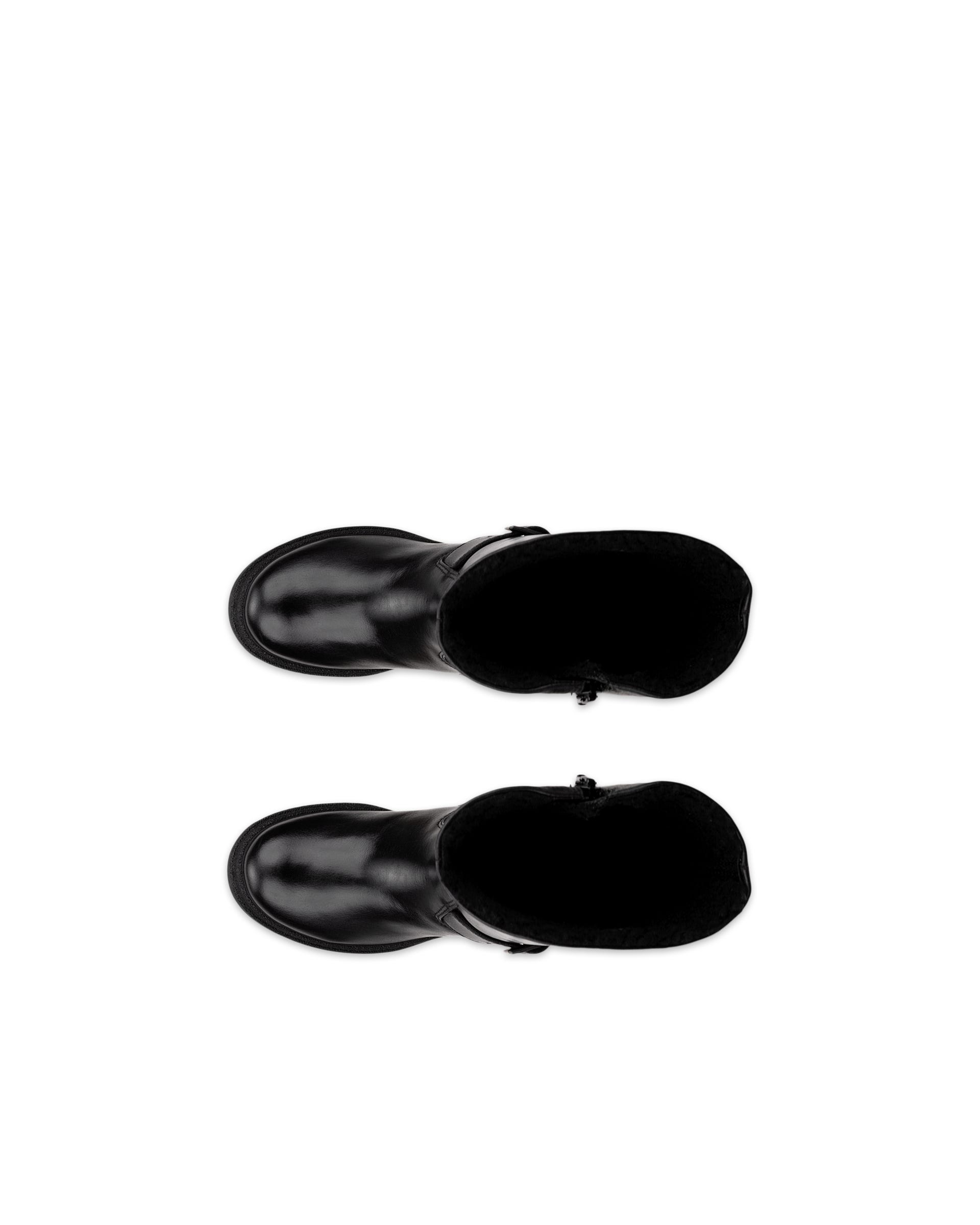 ECCO® Grainer kõrge lõikega veekindlad nahast saabas lastele - Must - Outside