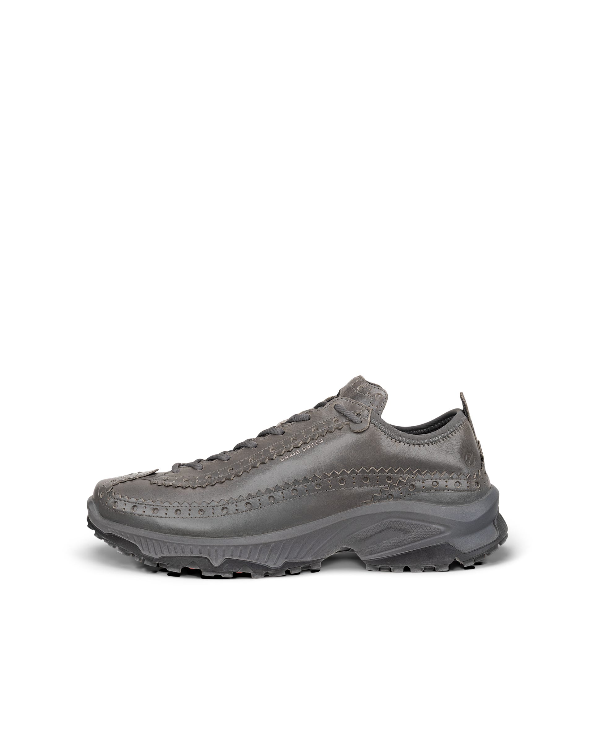ECCO RECEPTOR XP WOMEN ウィメンズ レザーシューズ - グレー - Outside
