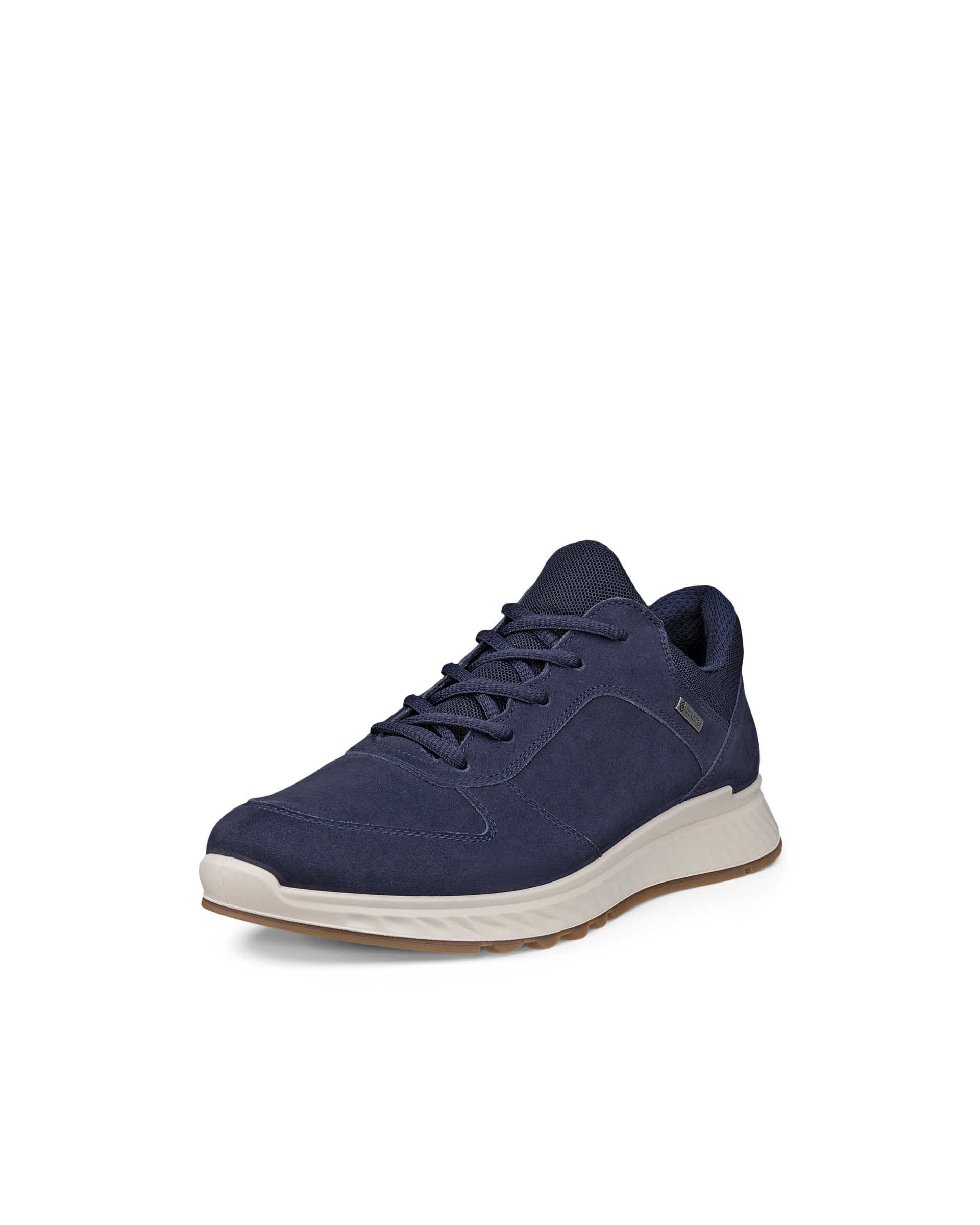 ECCO® Exostride baskets de plein air en nubuck Gore-Tex pour femme - Bleu - Main