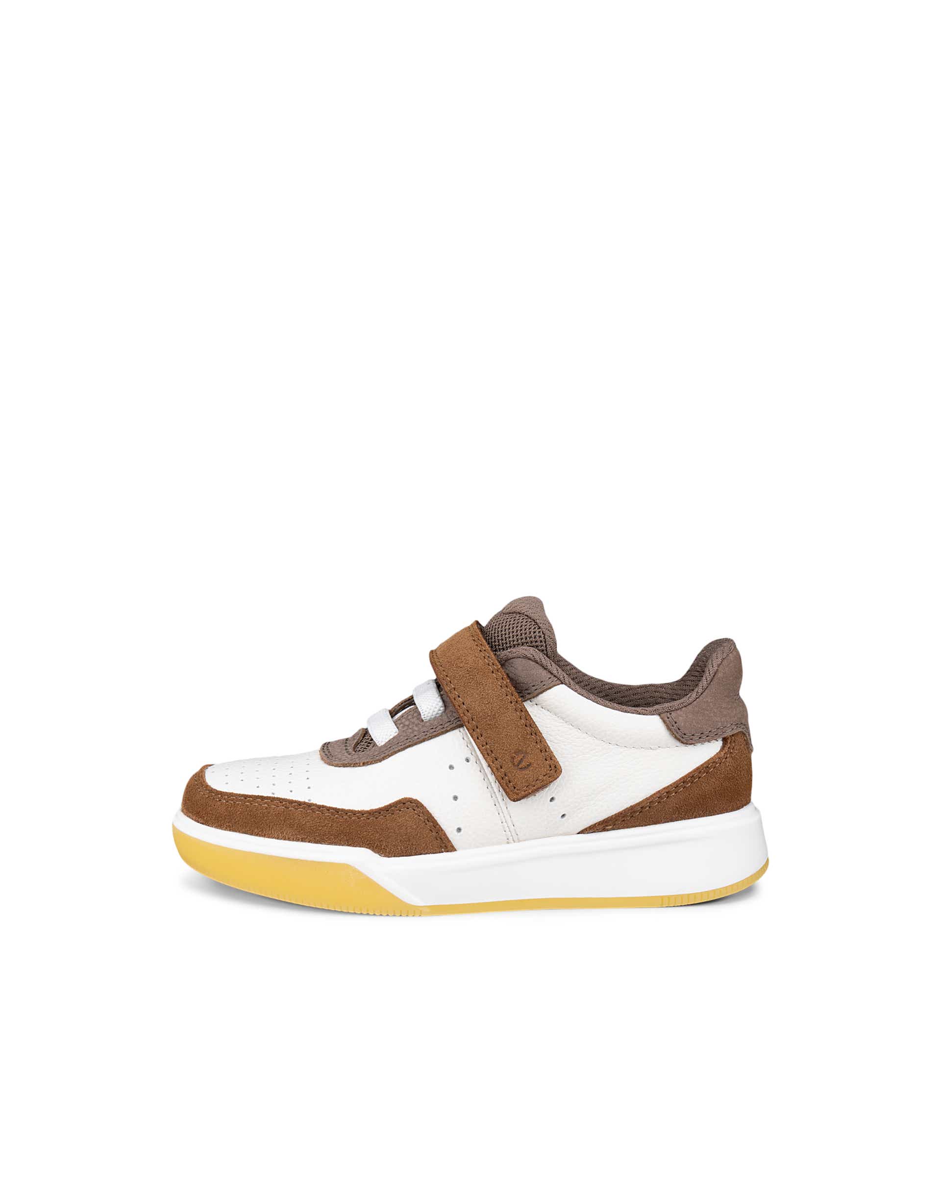 ECCO® STREET COURT K Kinder Ledersneaker - Braun - Outside
