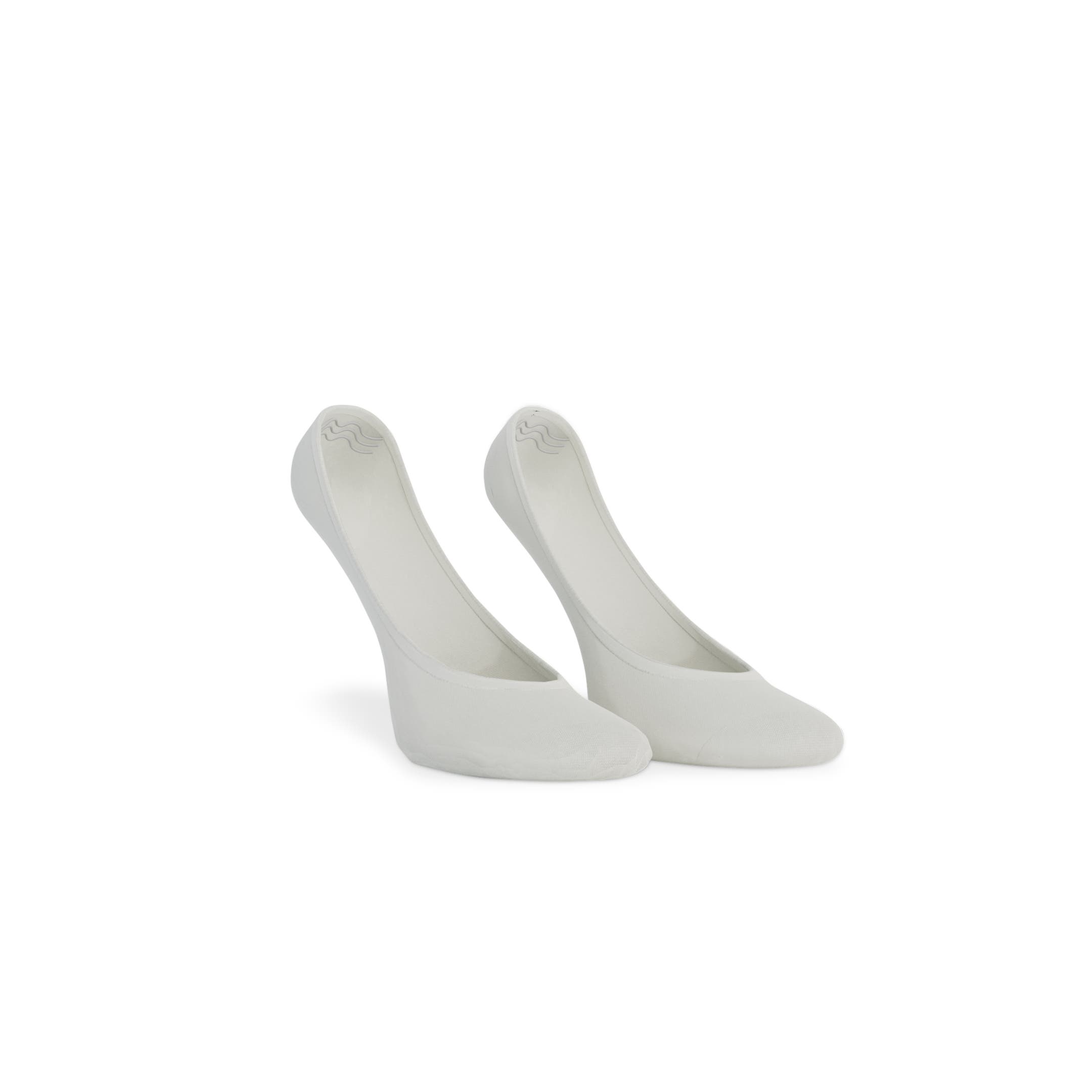 ECCO Classic Longlife In-shoe Sock 2-pack ECCO Socks - White - Main