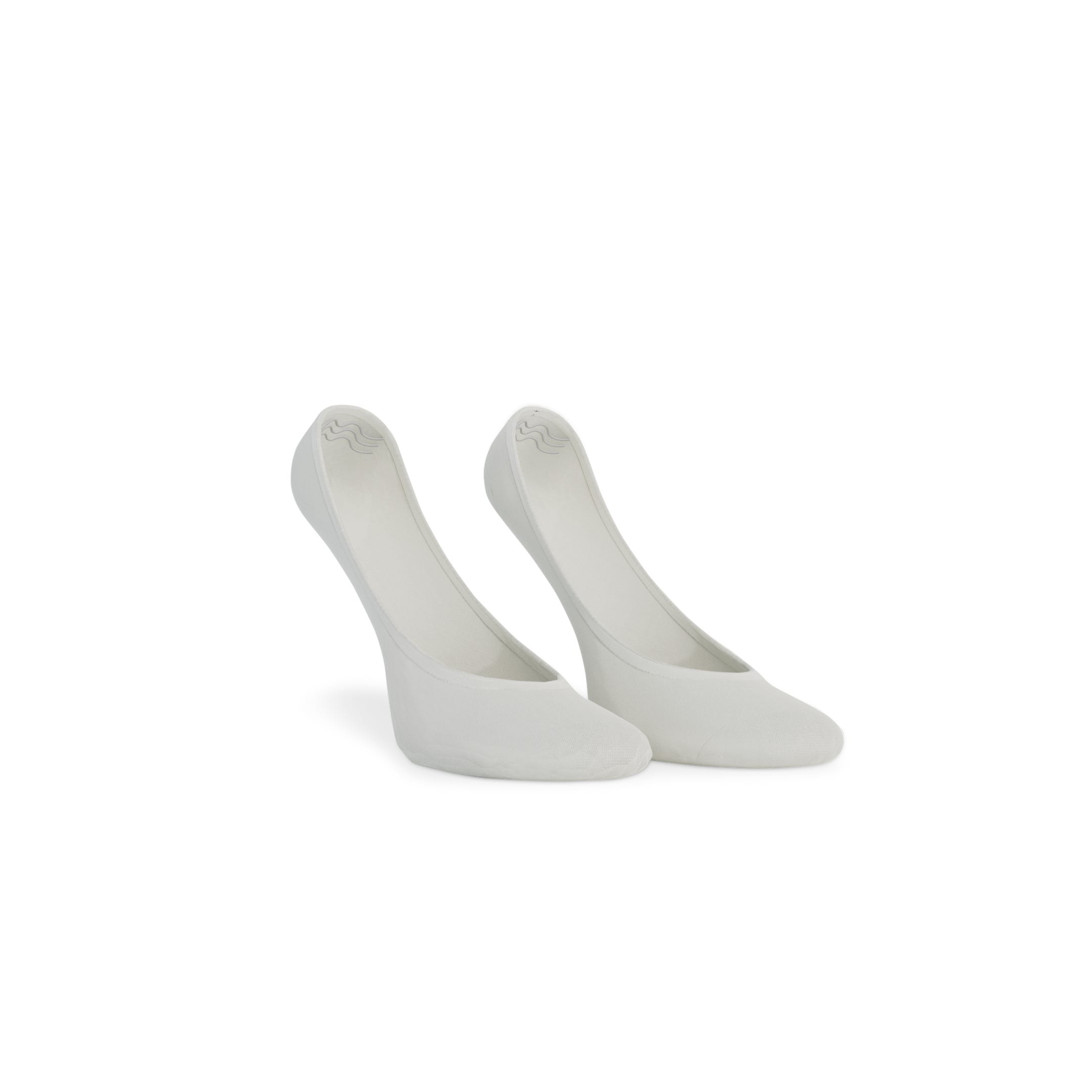 ECCO Classic Longlife In-shoe Sock 2-pack ECCO Socks - White - Main