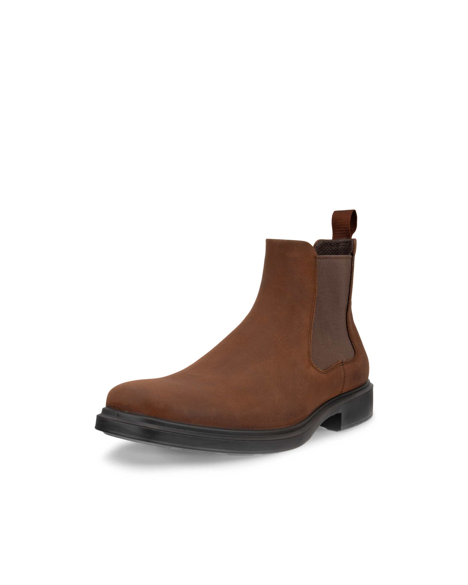 Men's ECCO® Helsinki 2 Nubuck Chelsea Boot - Brown - Main