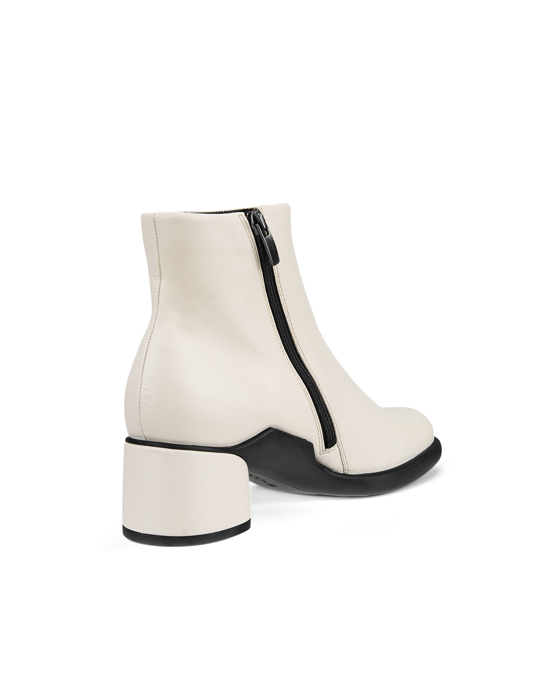 Women's ECCO® Sculpted LX 35 Leather Mid-Cut Boot - Beige - Back