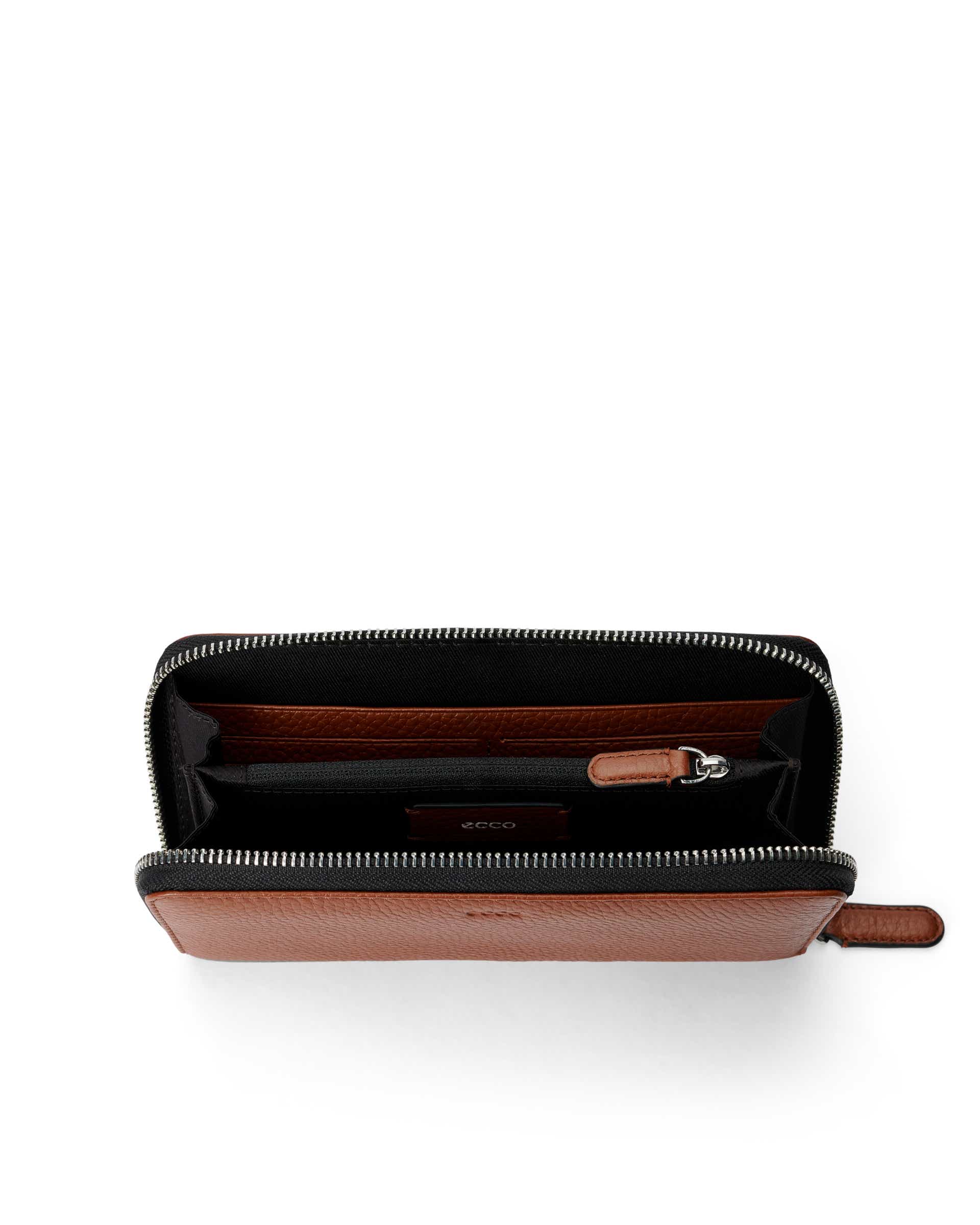 ECCO Essential Accordian Purse - Brown - Inside