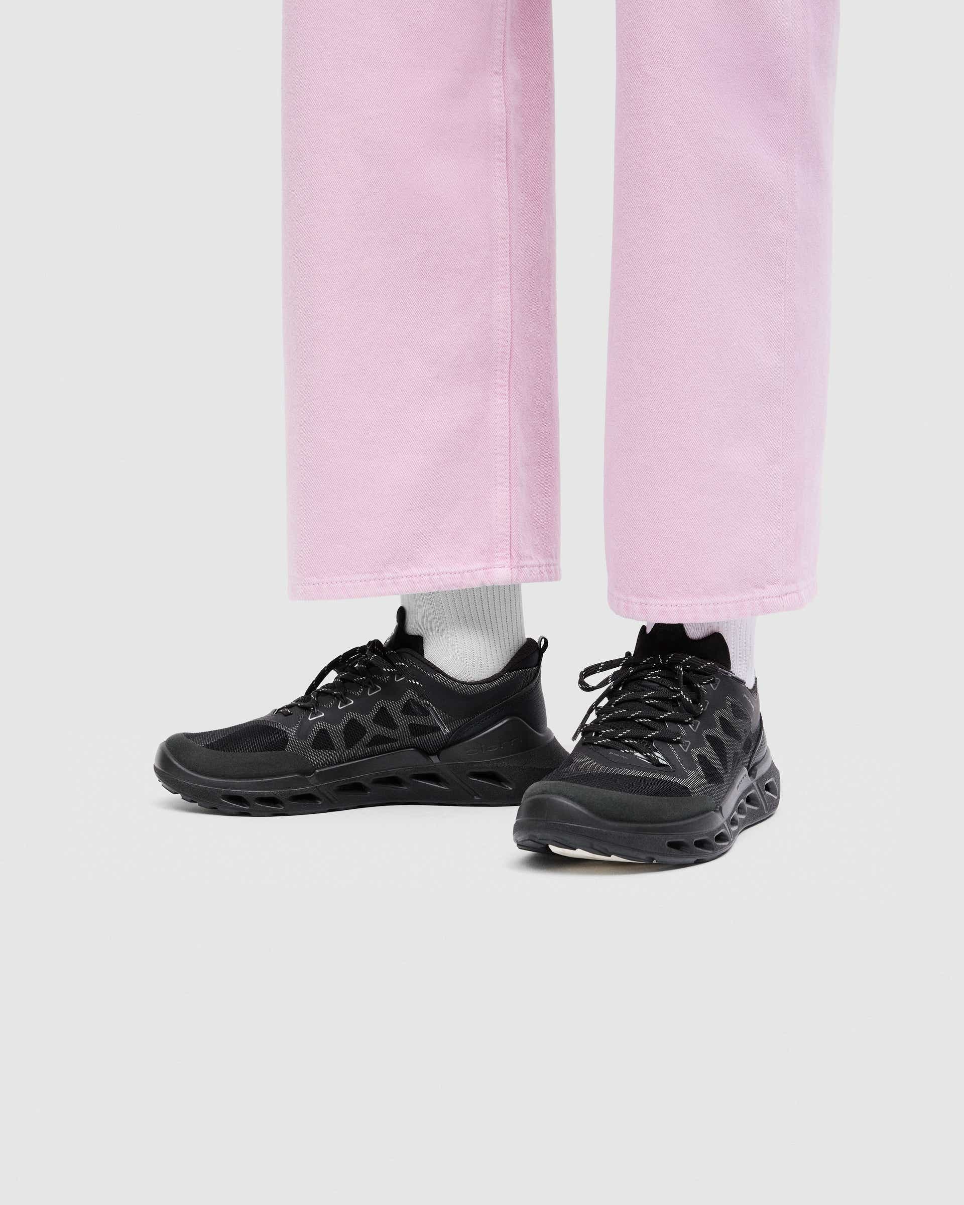 Women's ECCO® Biom 720 Textile Sneaker - Black - Lifestyle image-1