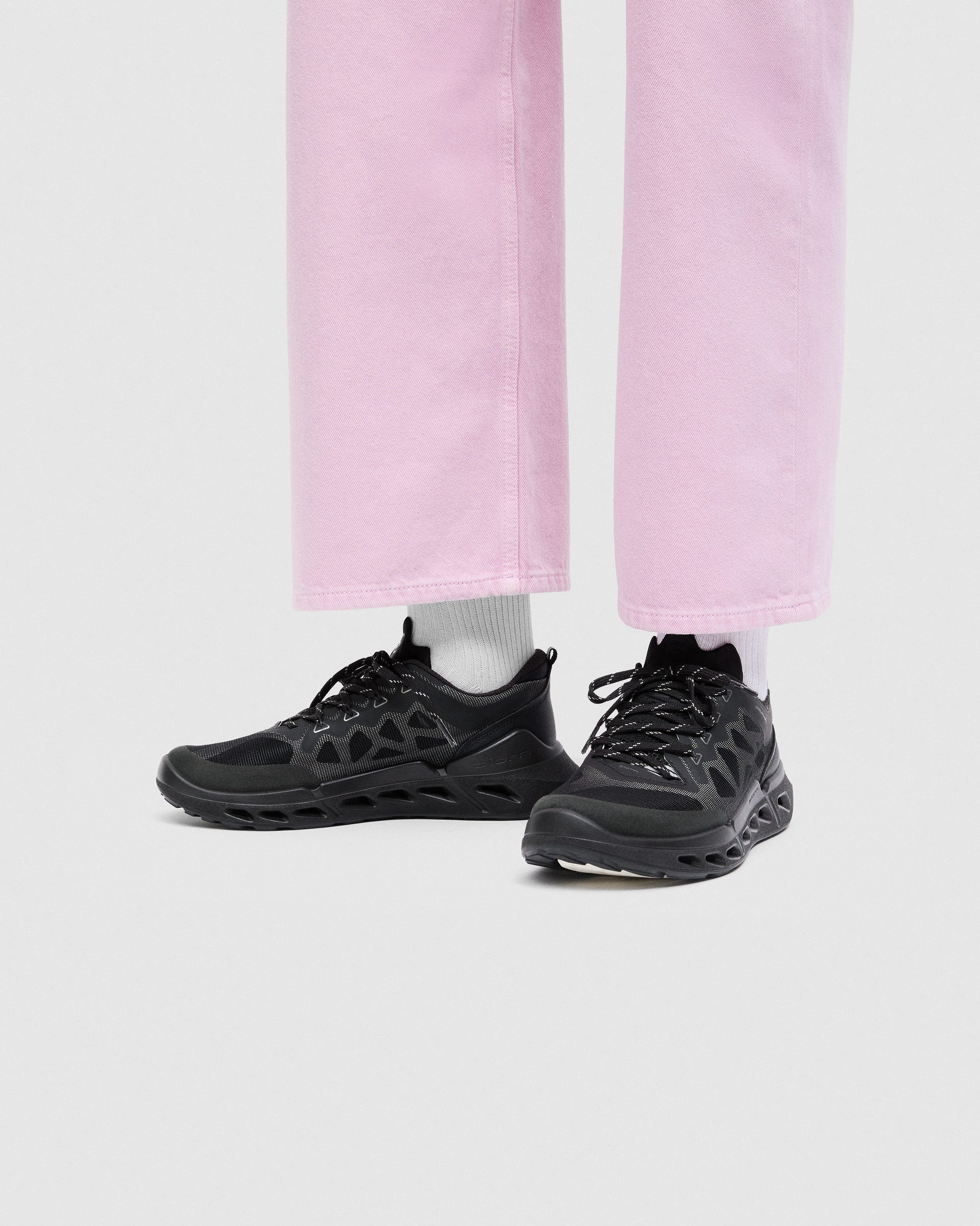 Women's ECCO® Biom 720 Textile Sneaker - Black - Lifestyle image-1