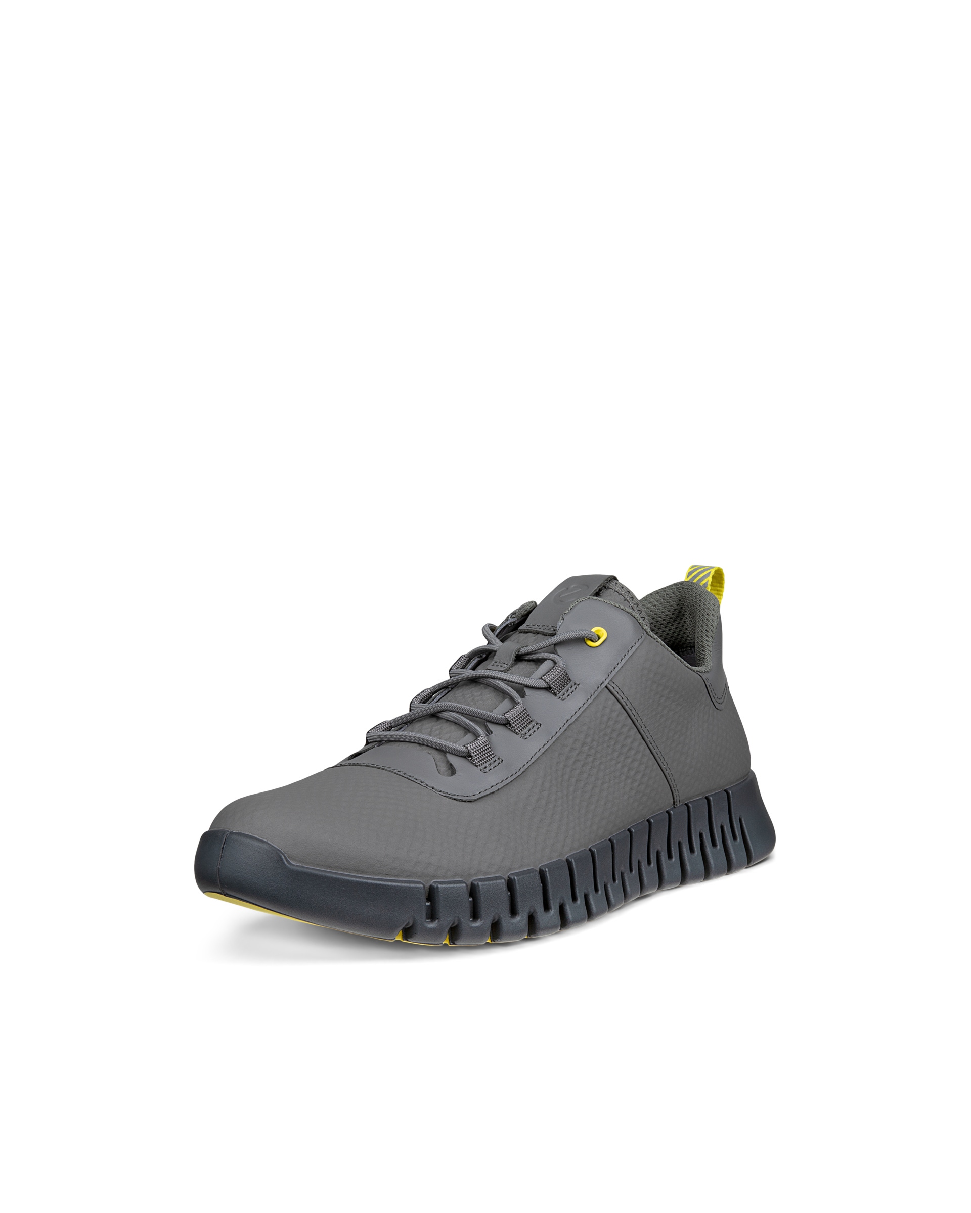 ECCO® Gruuv baskets en cuir pour homme - Gris - Main