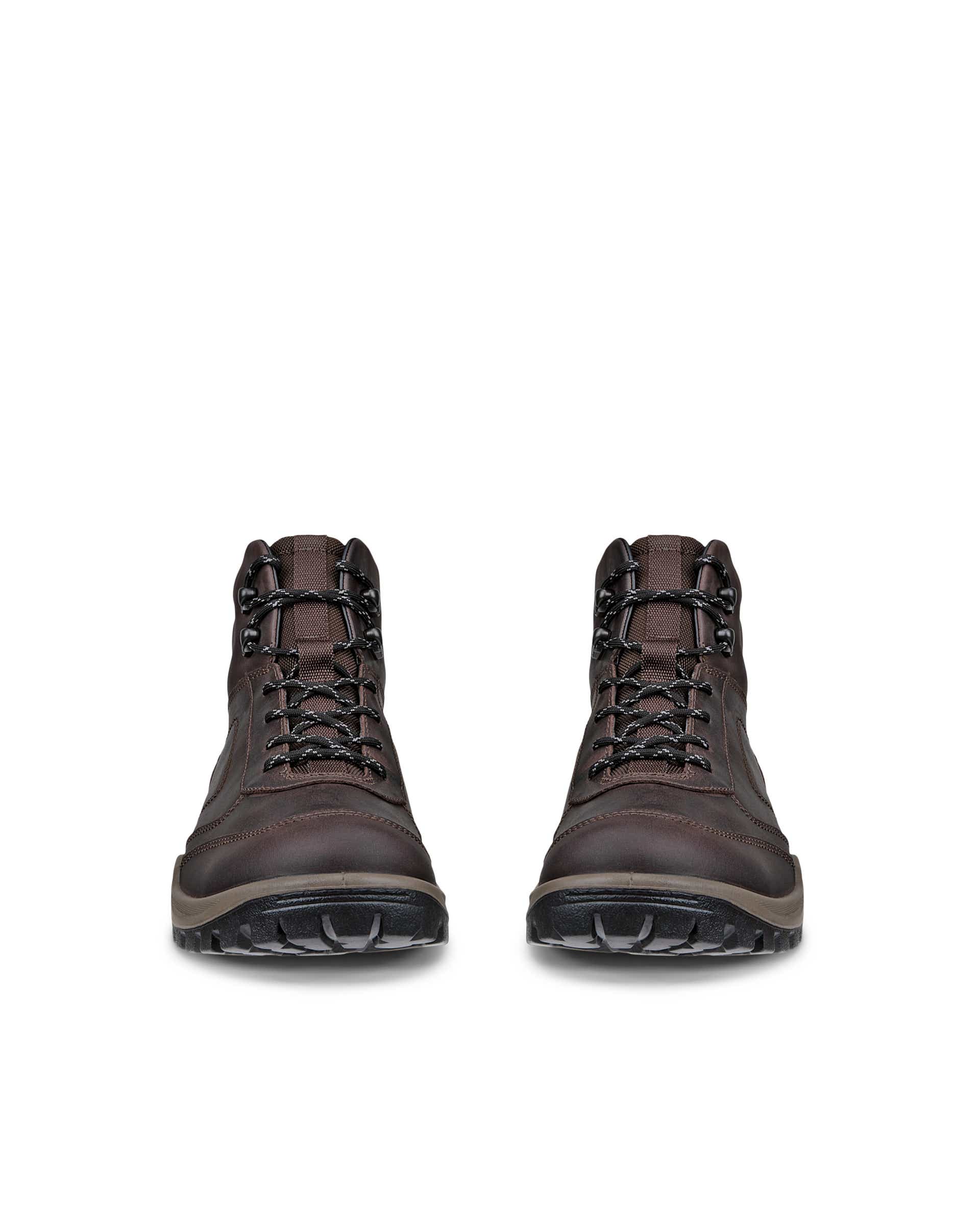 Men's ECCO® XPEDITION III Nubuck Waterproof Mid-Cut Outdoor Boot - Brown - Front pair